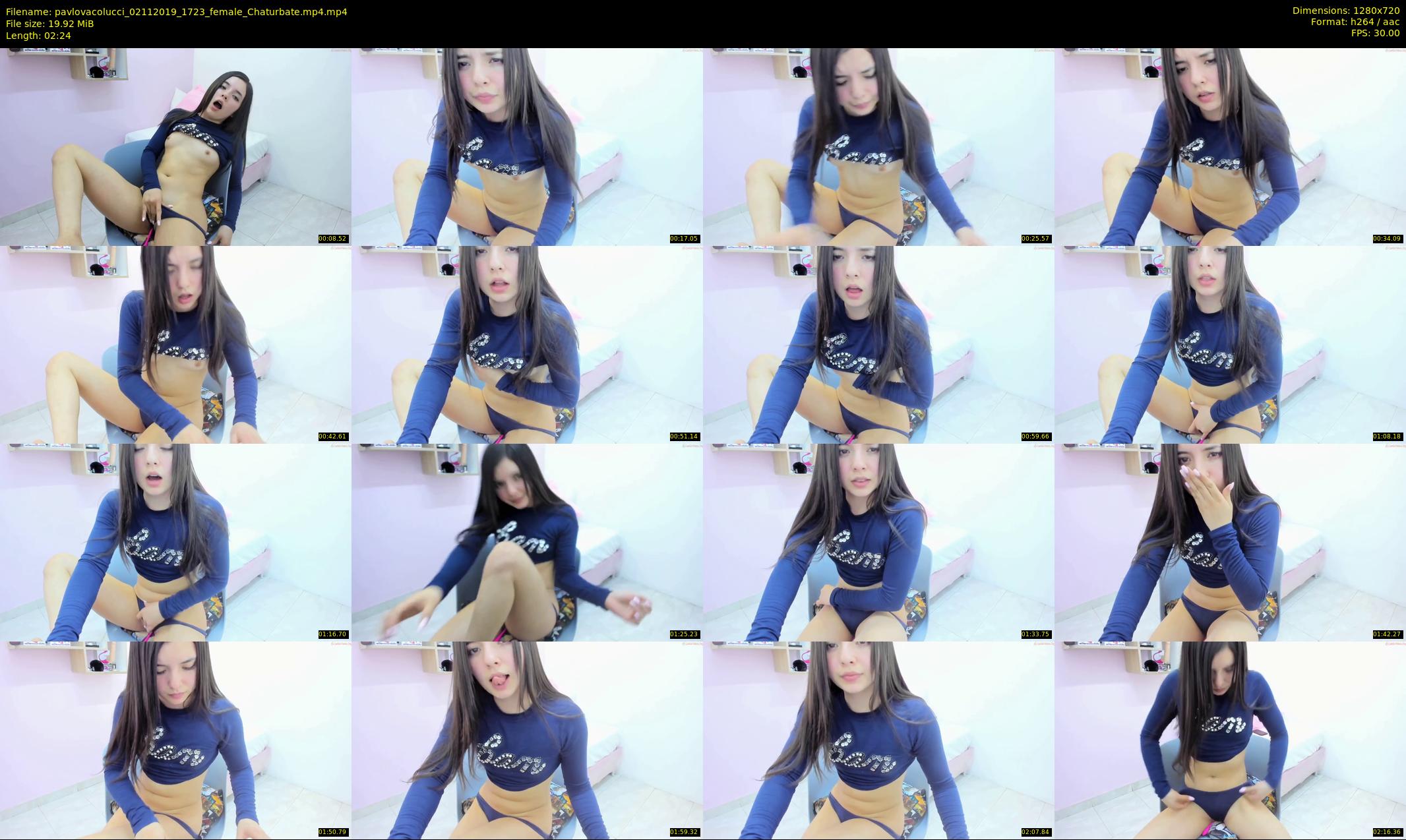pavlovacolucci — 3 minute Chaturbate female cam show recording, 720p, Nov 2, 2019