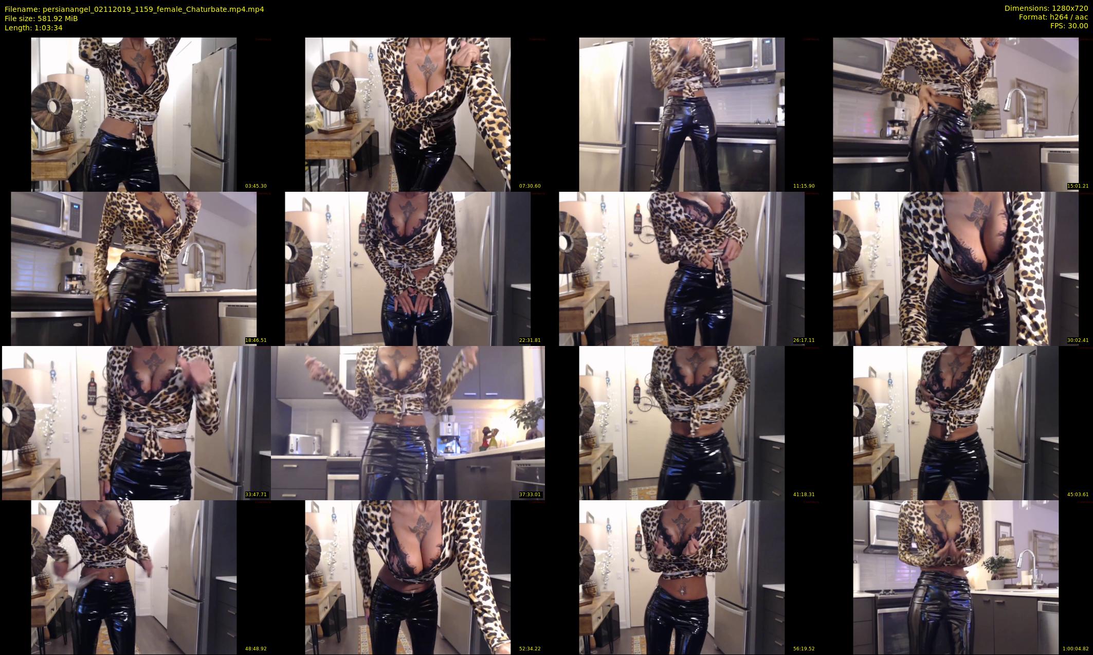 persianangel — 64 minute Chaturbate female cam show recording, 720p, Nov 2, 2019