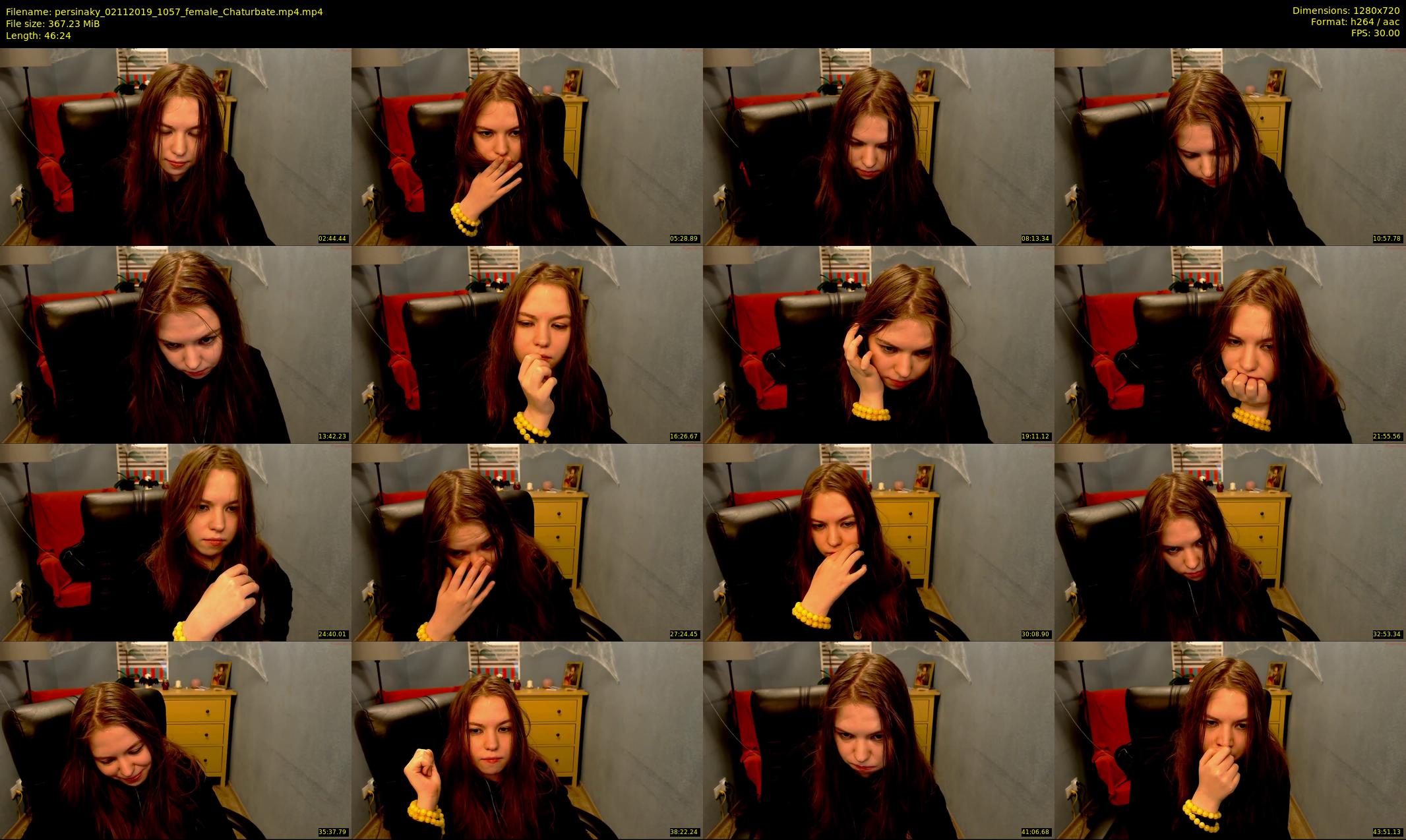persinaky — 47 minute Chaturbate female cam show recording, 720p, Nov 2, 2019