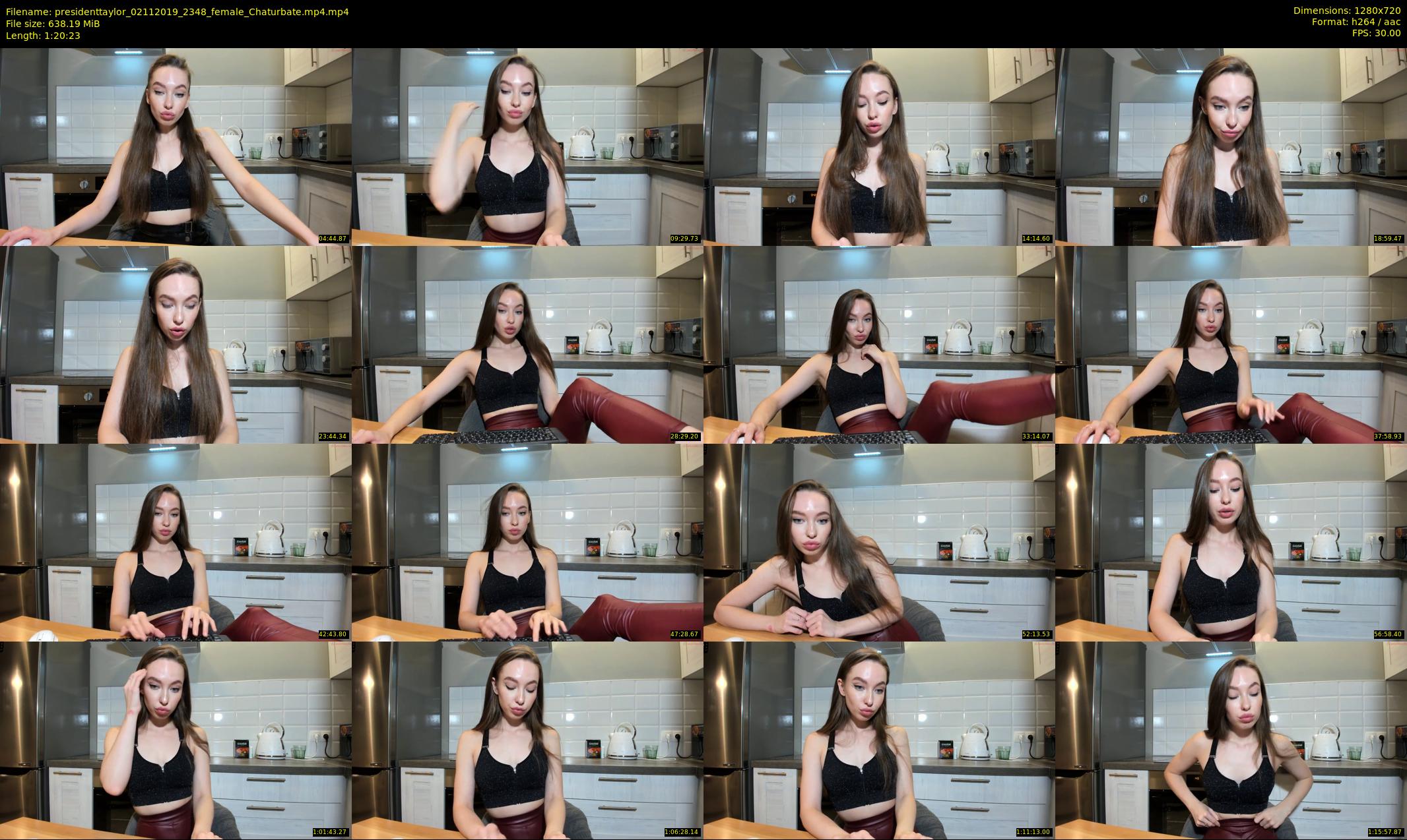 presidenttaylor — 81 minute Chaturbate female cam show recording, 720p, Nov 2, 2019