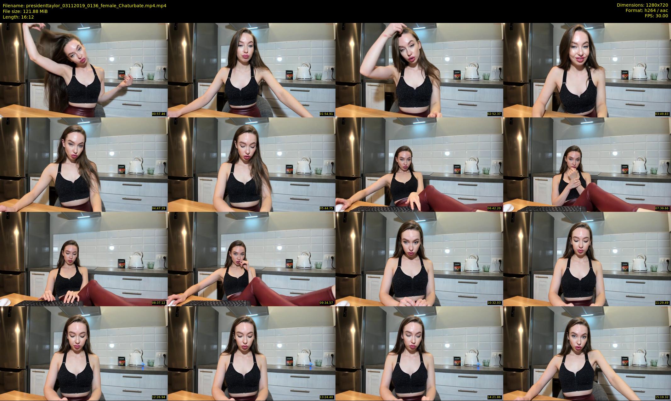 presidenttaylor — 17 minute Chaturbate female cam show recording, 720p, Nov 3, 2019