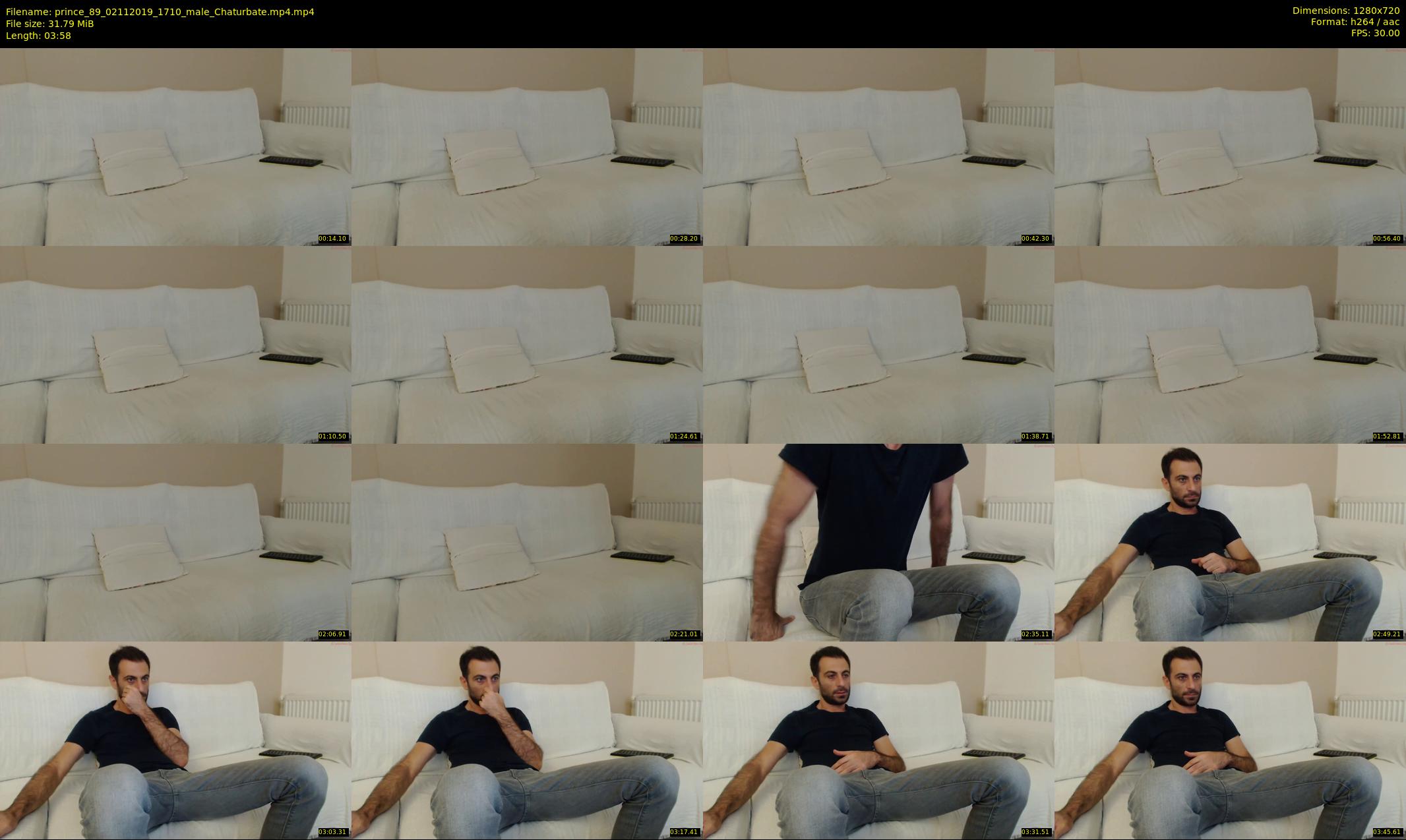 prince_89 — 4 minute Chaturbate male cam show recording, 720p, Nov 2, 2019