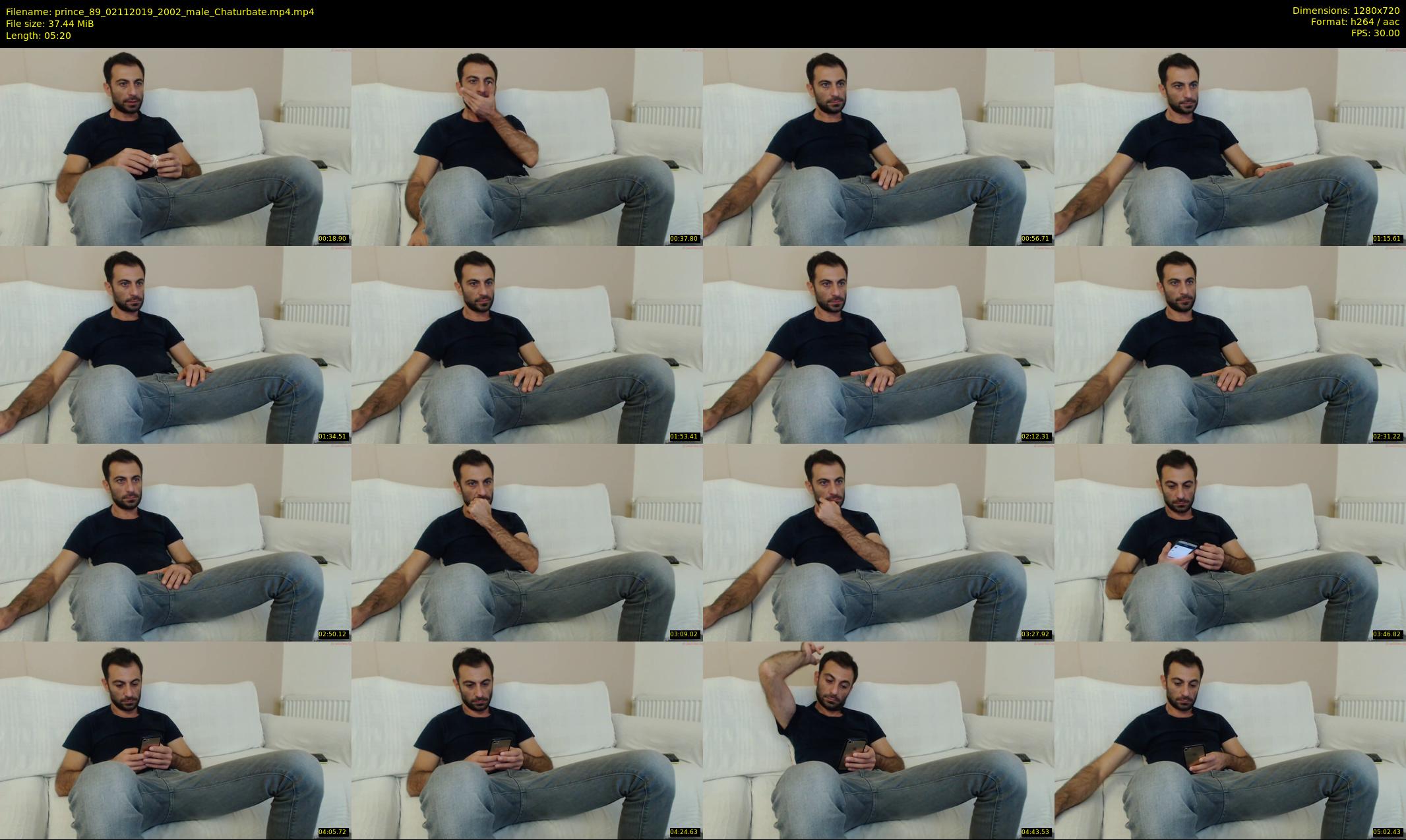 prince_89 — 6 minute Chaturbate male cam show recording, 720p, Nov 2, 2019