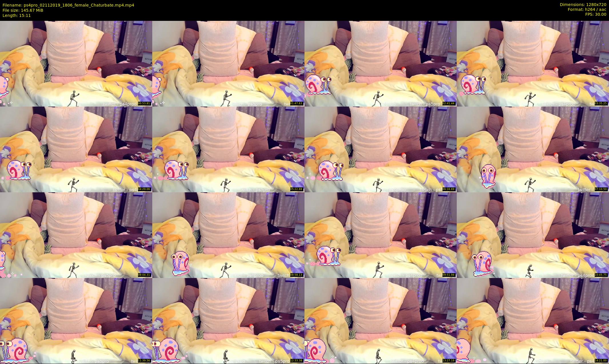 ps4pro — 16 minute Chaturbate female cam show recording, 720p, Nov 2, 2019