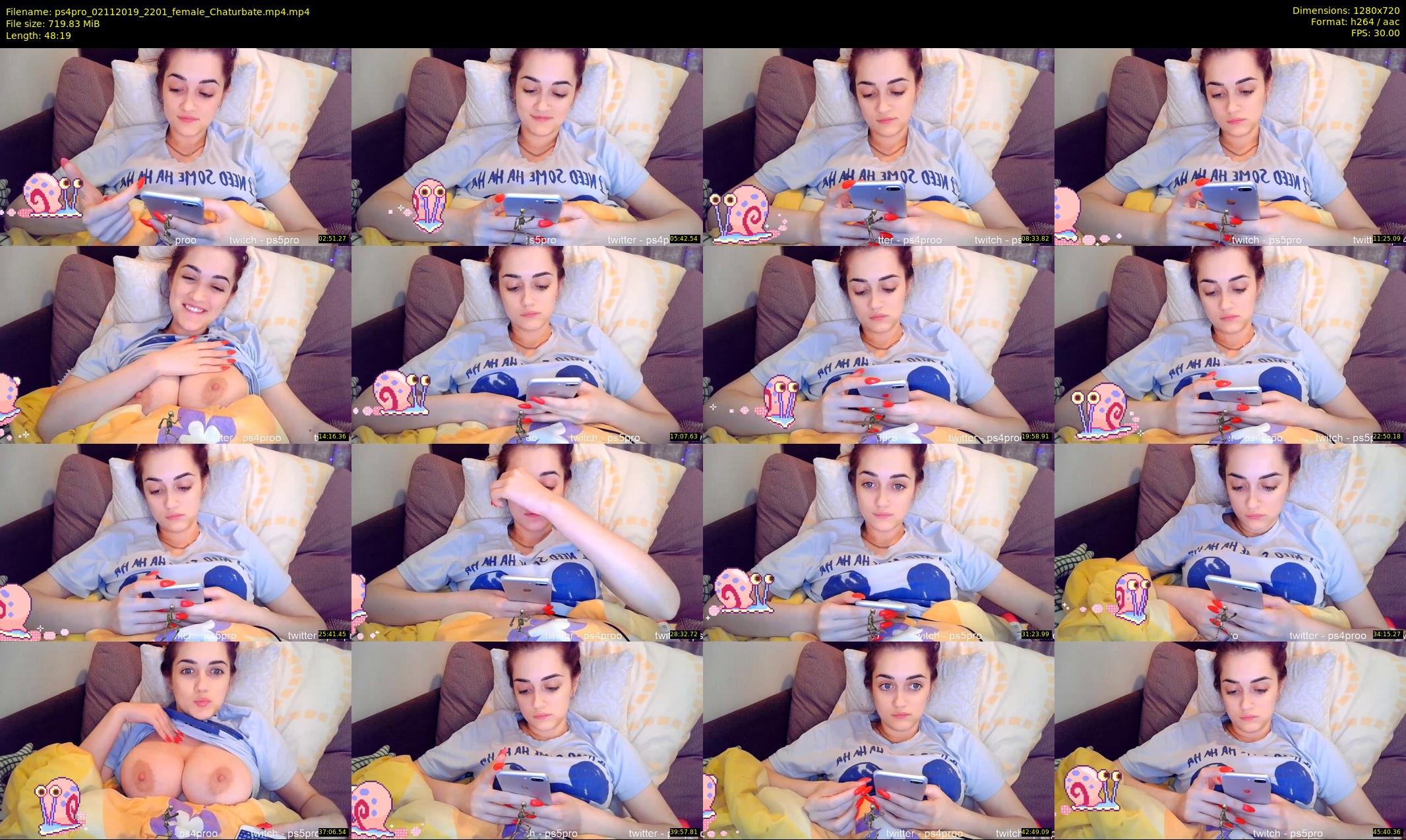 ps4pro — 49 minute Chaturbate female cam show recording, 720p, Nov 2, 2019