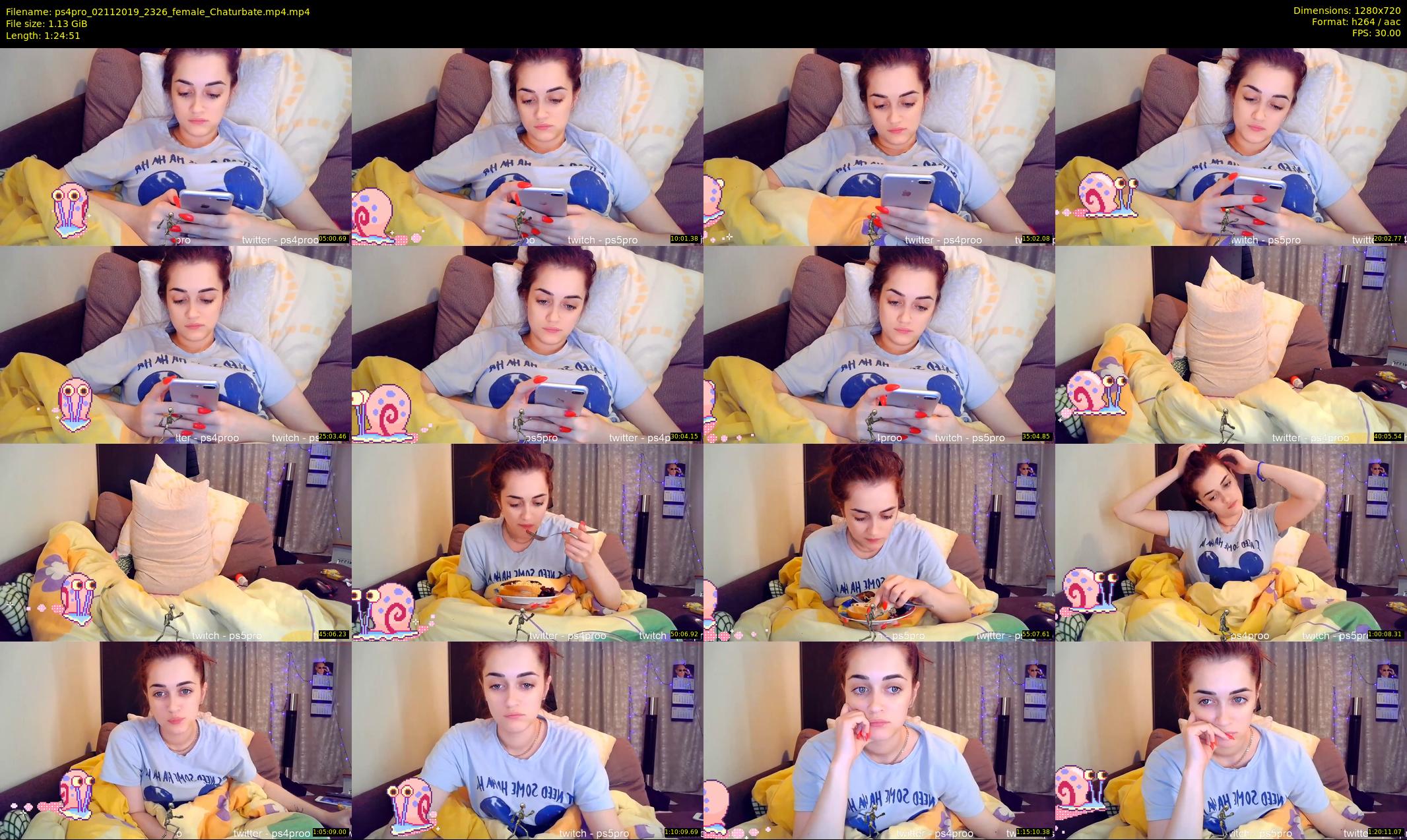 ps4pro — 85 minute Chaturbate female cam show recording, 720p, Nov 2, 2019