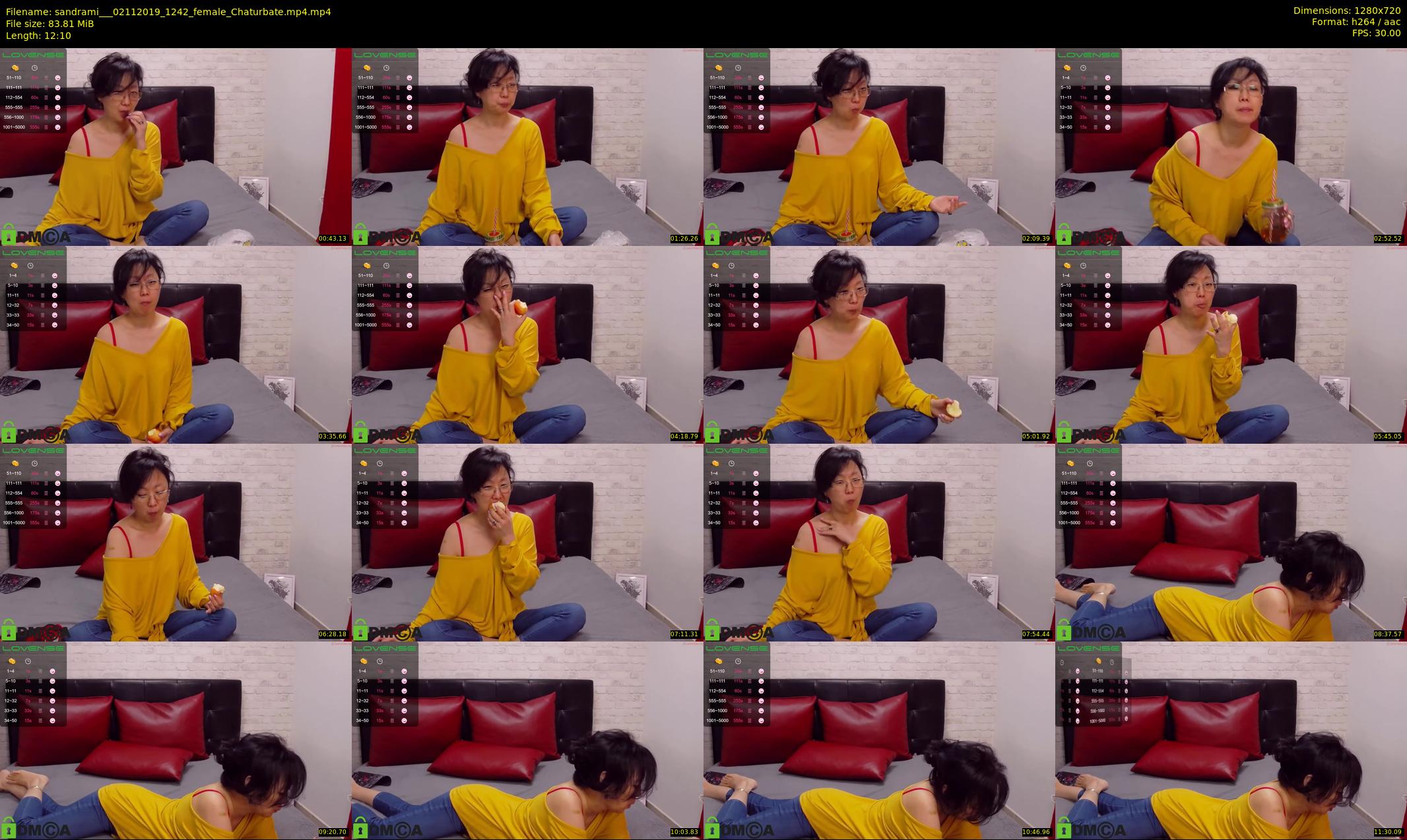 sandrami__ — 13 minute Chaturbate female cam show recording, 720p, Nov 2, 2019