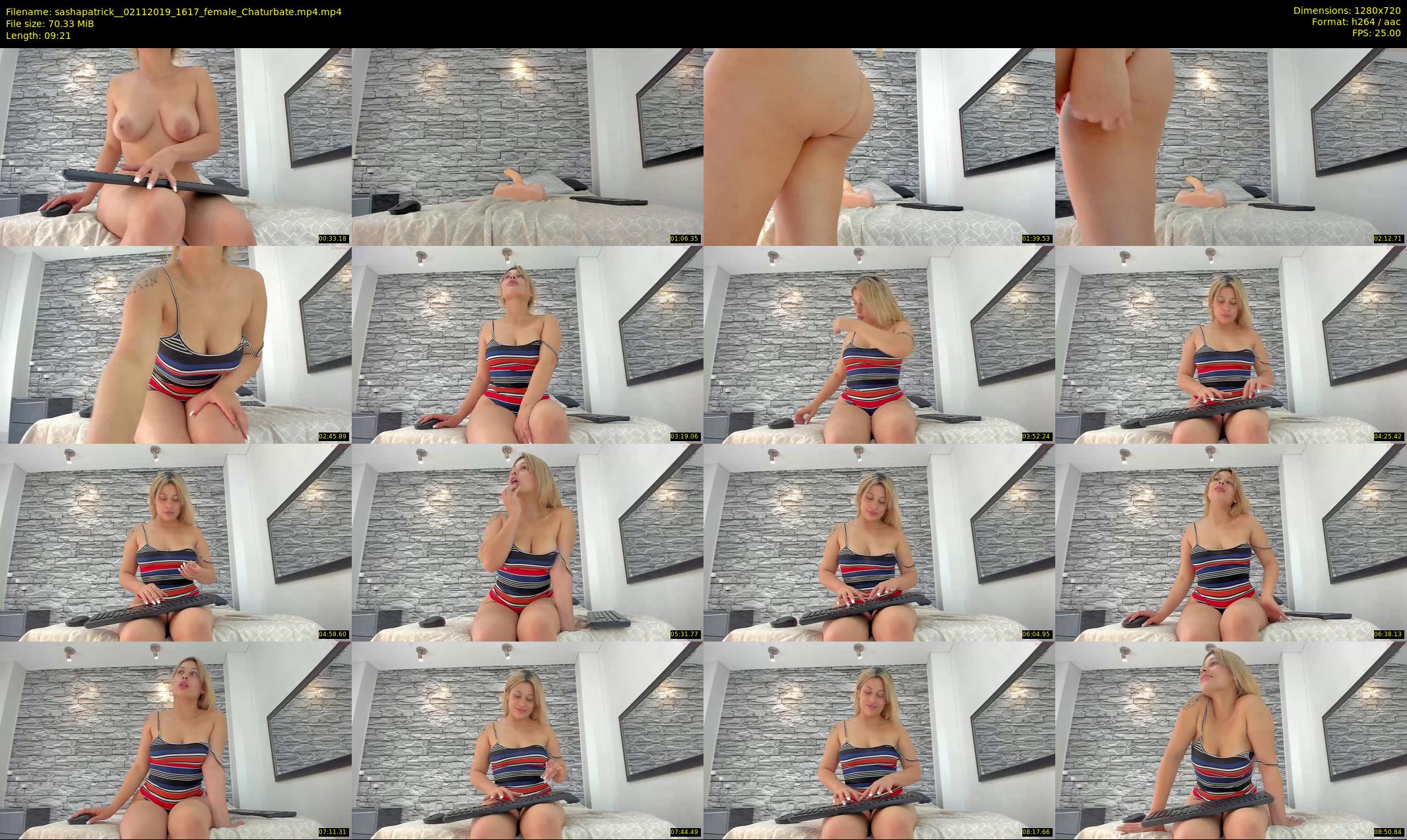 sashapatrick_ — 10 minute Chaturbate female cam show recording, 720p, Nov 2, 2019