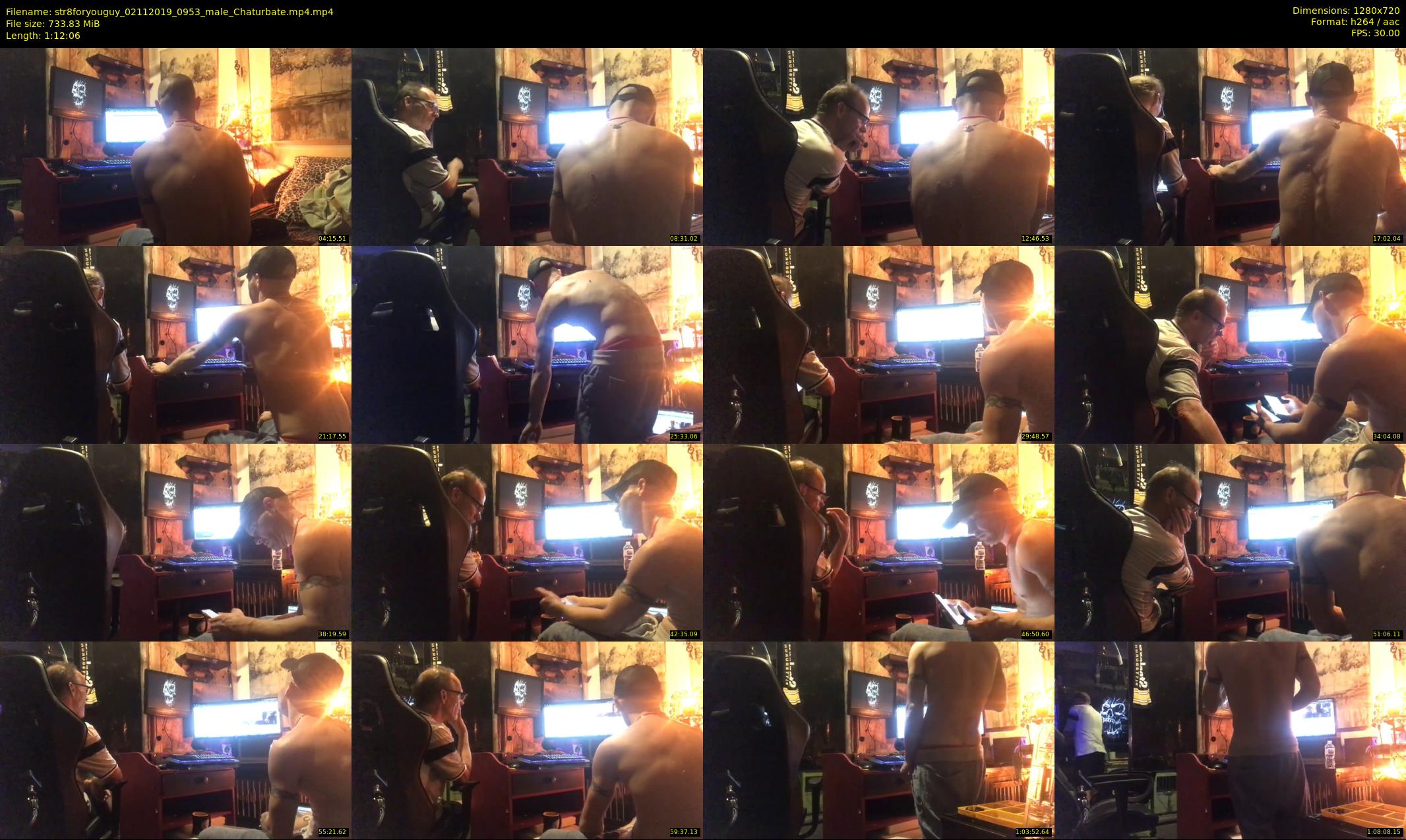 str8foryouguy — 73 minute Chaturbate male cam show recording, 720p, Nov 2, 2019