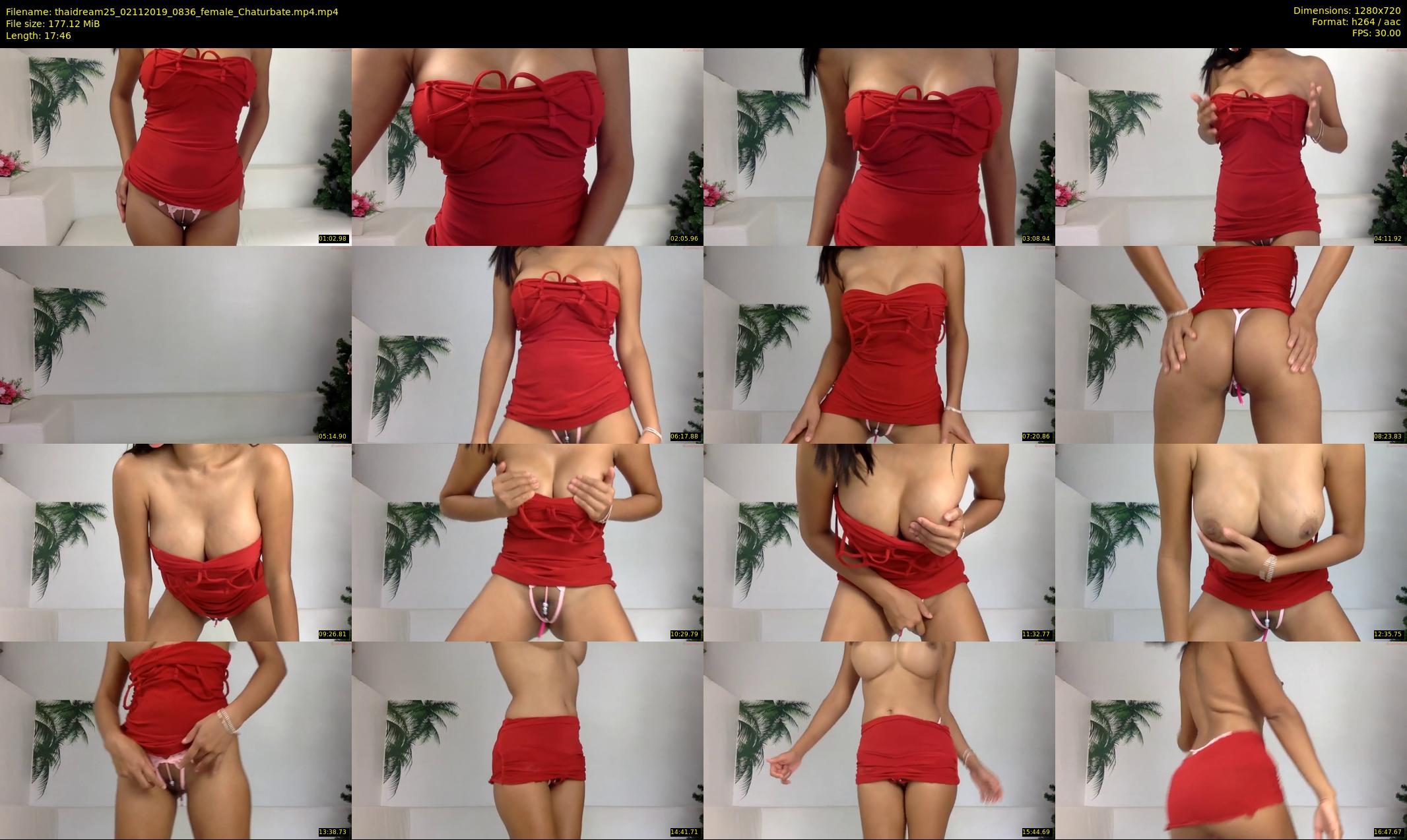 thaidream25 — 18 minute Chaturbate female cam show recording, 720p, Nov 2, 2019