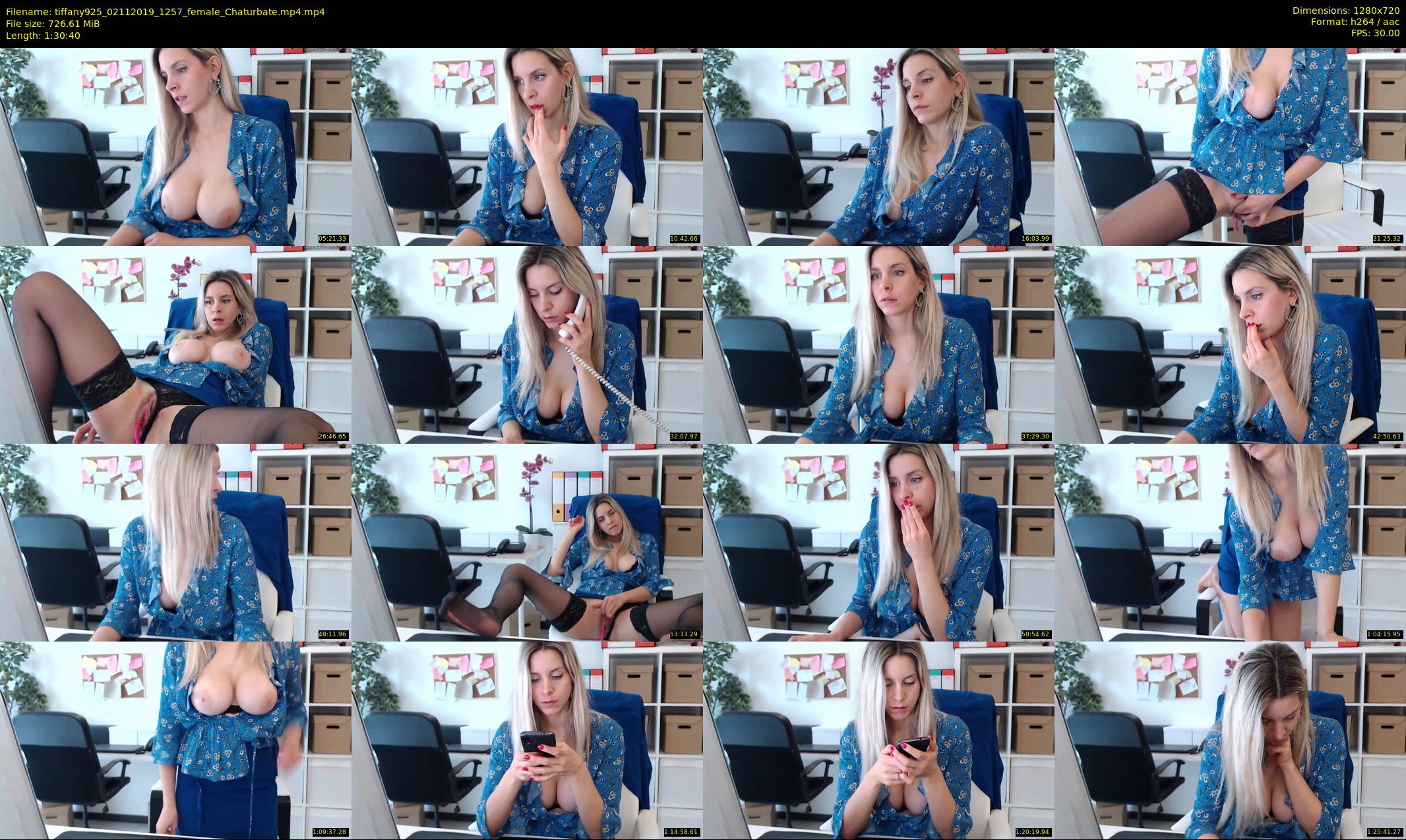 tiffany925 — 91 minute Chaturbate female cam show recording, 720p, Nov 2, 2019