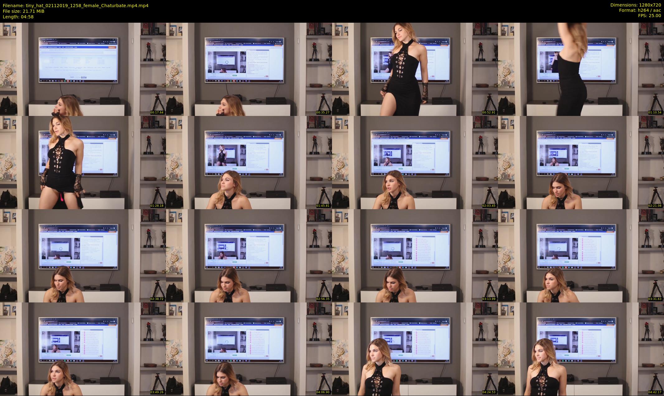 tiny_hat — 5 minute Chaturbate female cam show recording, 720p, Nov 2, 2019