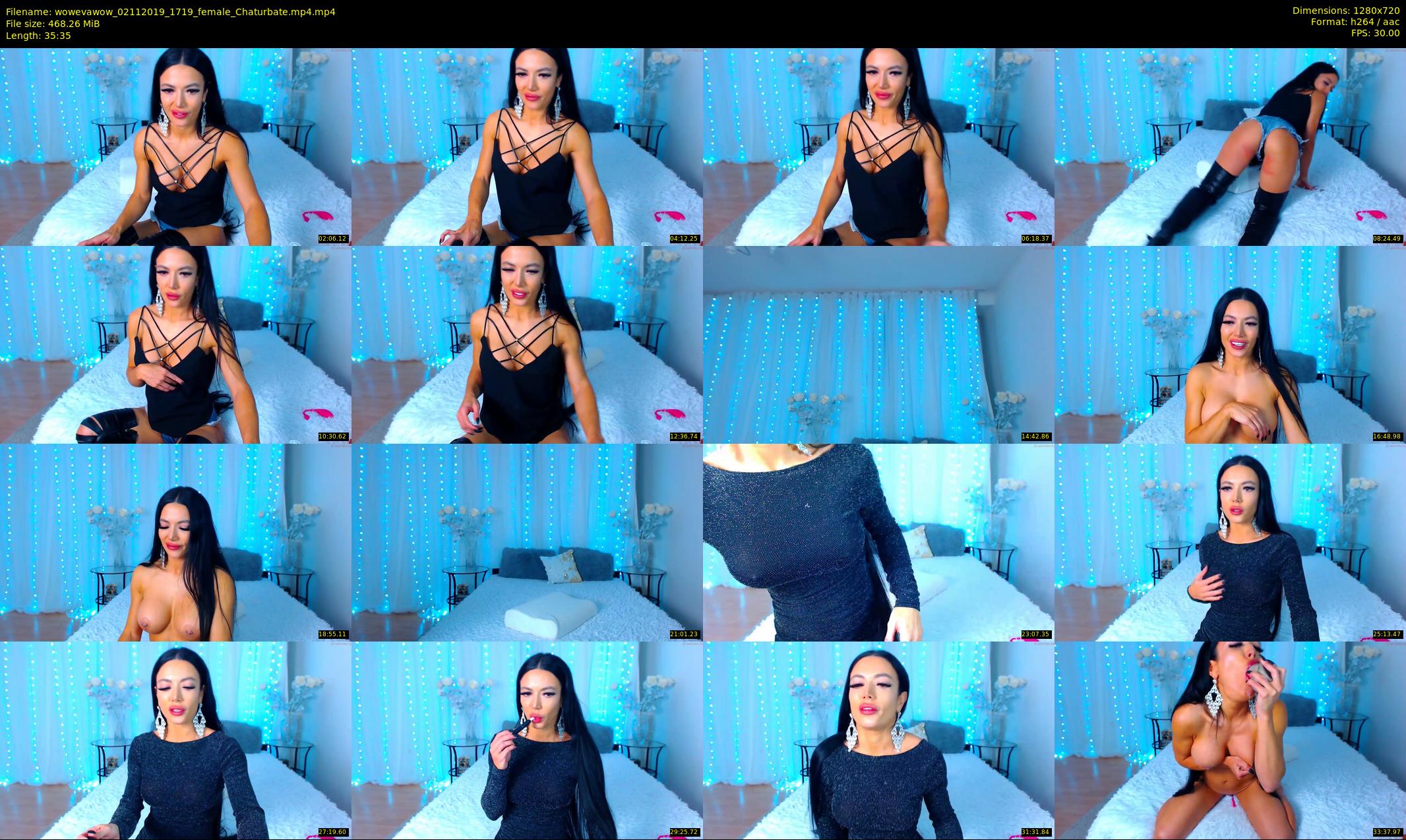 wowevawow — 36 minute Chaturbate female cam show recording, 720p, Nov 2, 2019