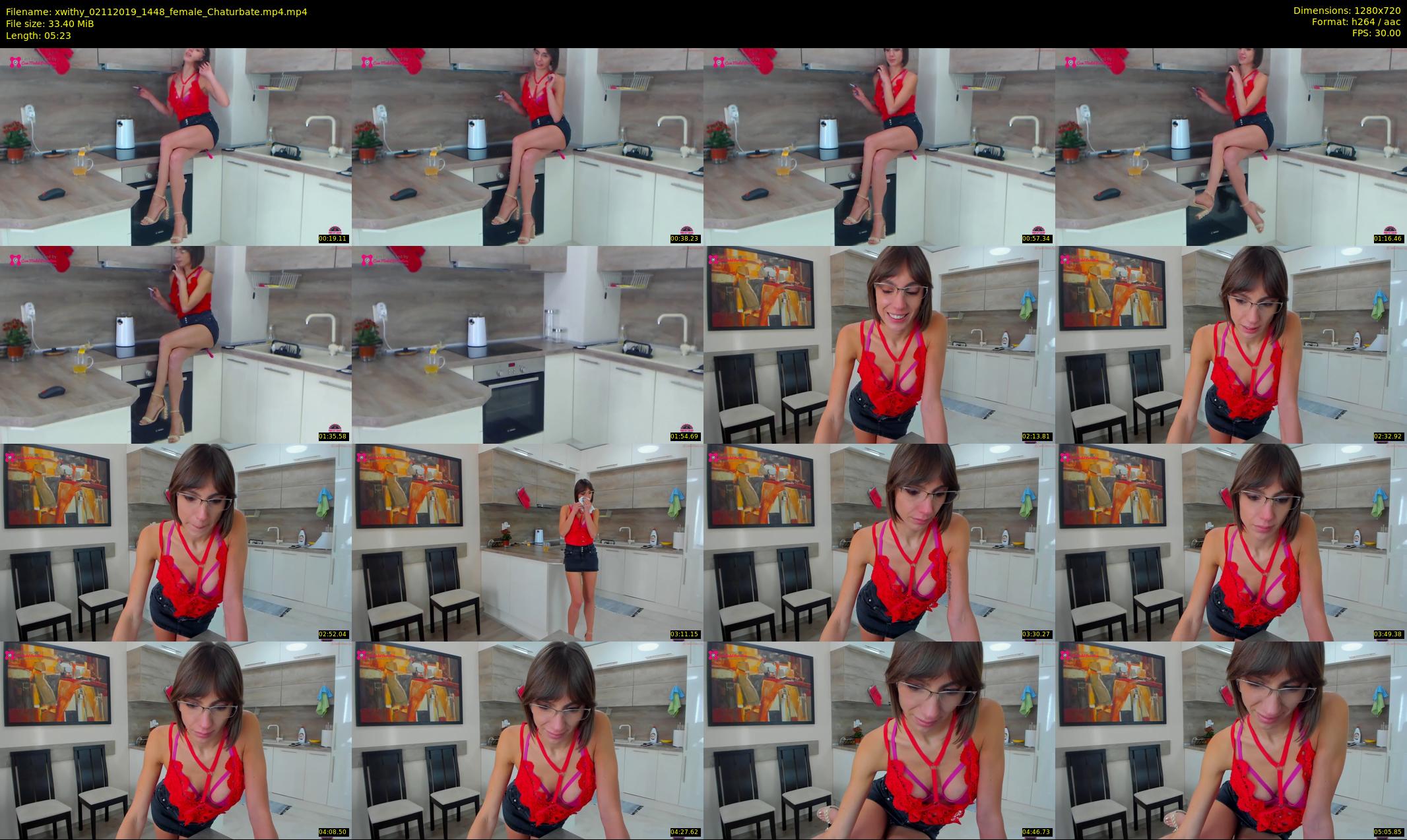 xwithy — 6 minute Chaturbate female cam show recording, 720p, Nov 2, 2019