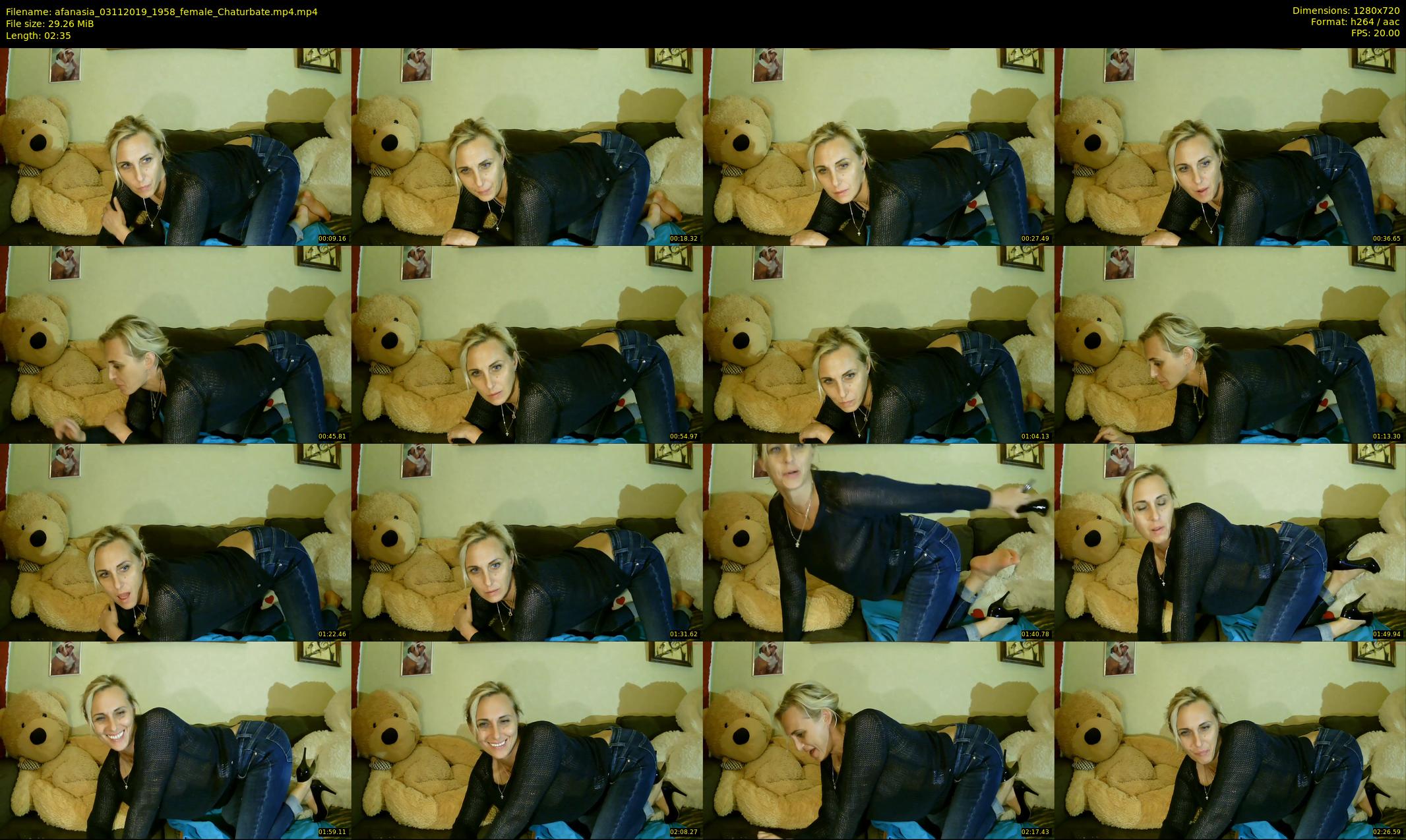 afanasia — 3 minute Chaturbate female cam show recording, 720p, Nov 3, 2019