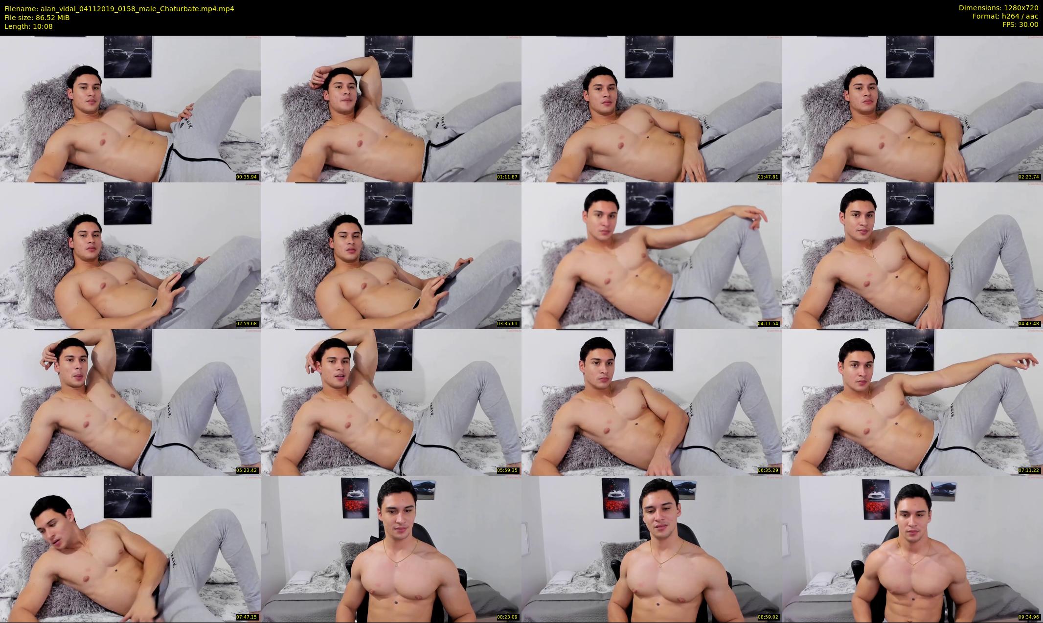 alan_vidal — 11 minute Chaturbate male cam show recording, 720p, Nov 4, 2019