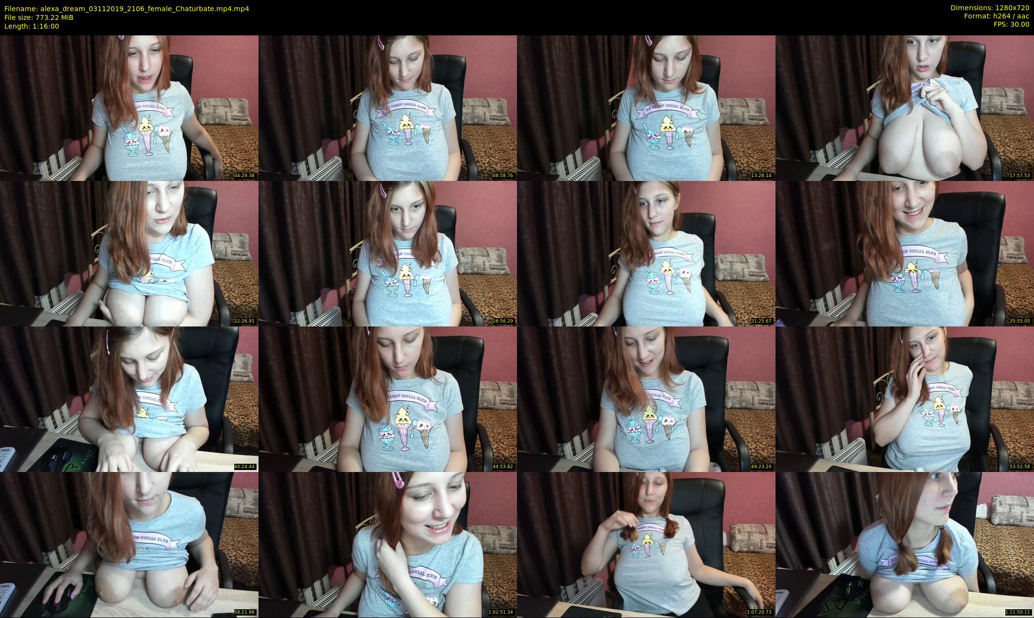 alexa_dream — 76 minute Chaturbate female cam show recording, 720p, Nov 3, 2019
