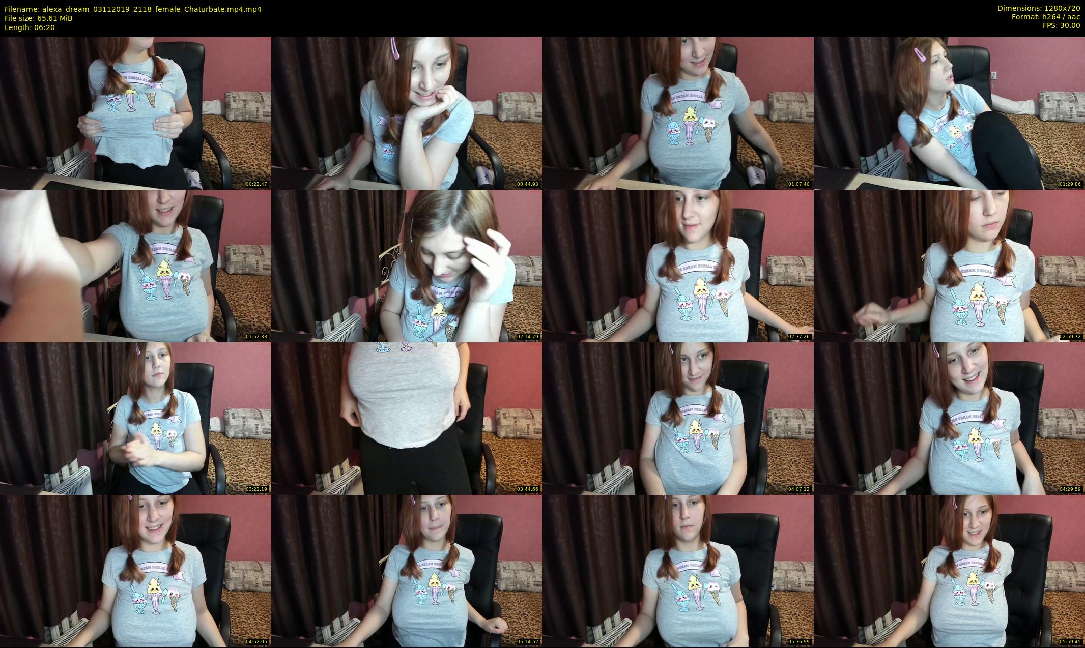 alexa_dream — 7 minute Chaturbate female cam show recording, 720p, Nov 3, 2019