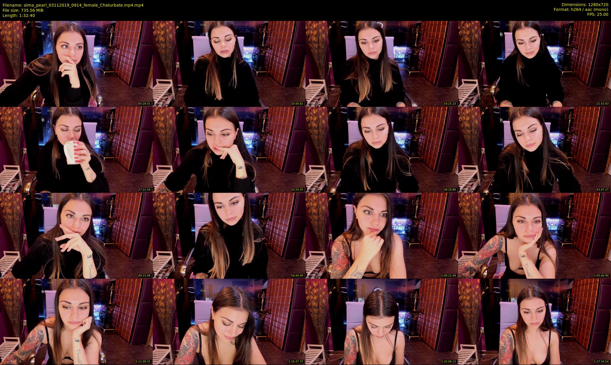 alma_pearl — 93 minute Chaturbate female cam show recording, 720p, Nov 3, 2019