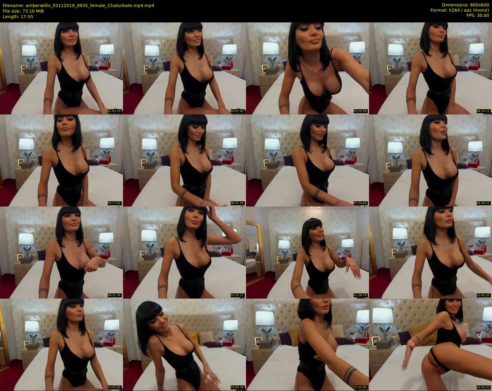 amberwillis — 18 minute Chaturbate female cam show recording, 480p, Nov 3, 2019