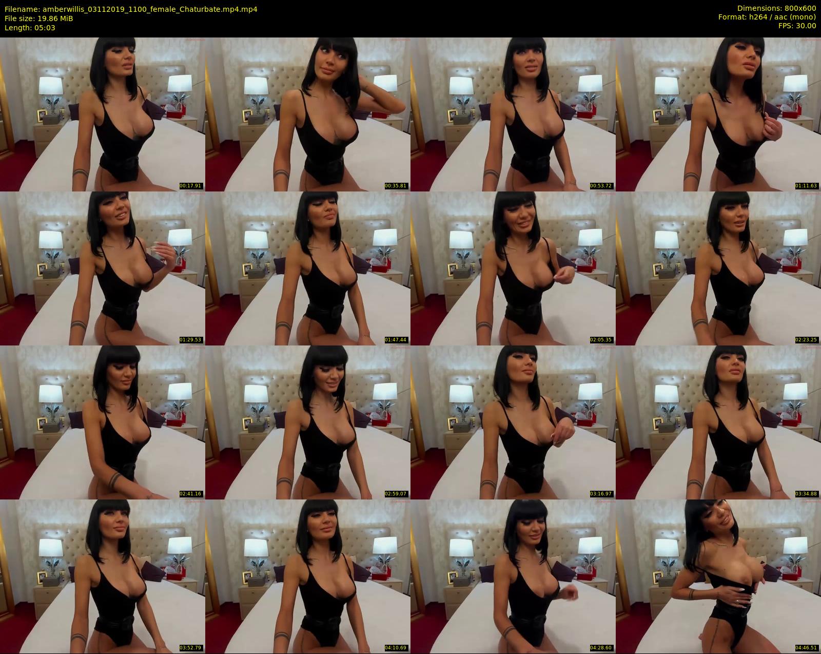 amberwillis — 6 minute Chaturbate female cam show recording, 480p, Nov 3, 2019