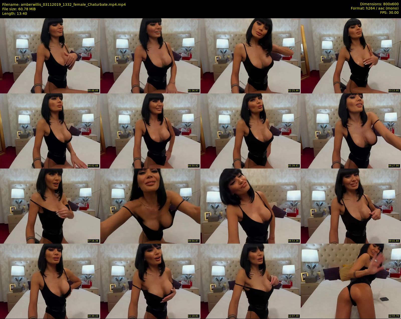 amberwillis — 14 minute Chaturbate female cam show recording, 480p, Nov 3, 2019