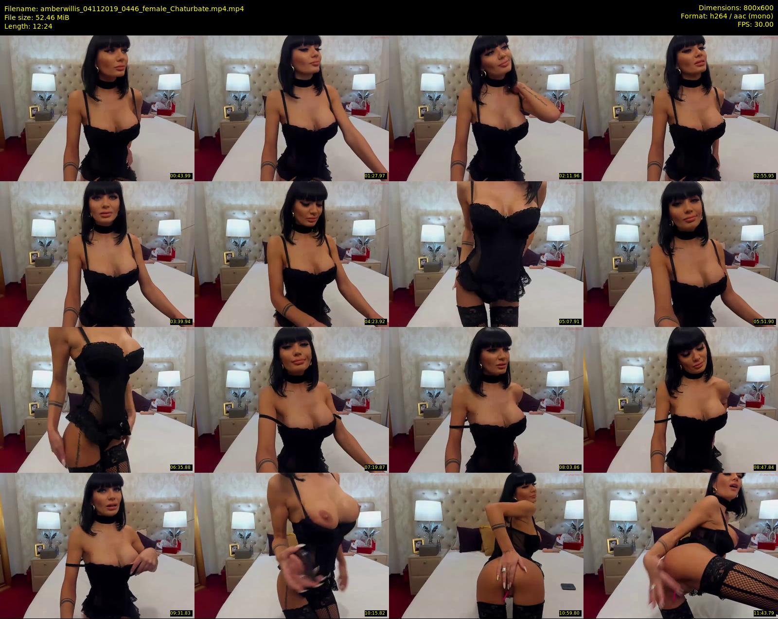 amberwillis — 13 minute Chaturbate female cam show recording, 480p, Nov 4, 2019