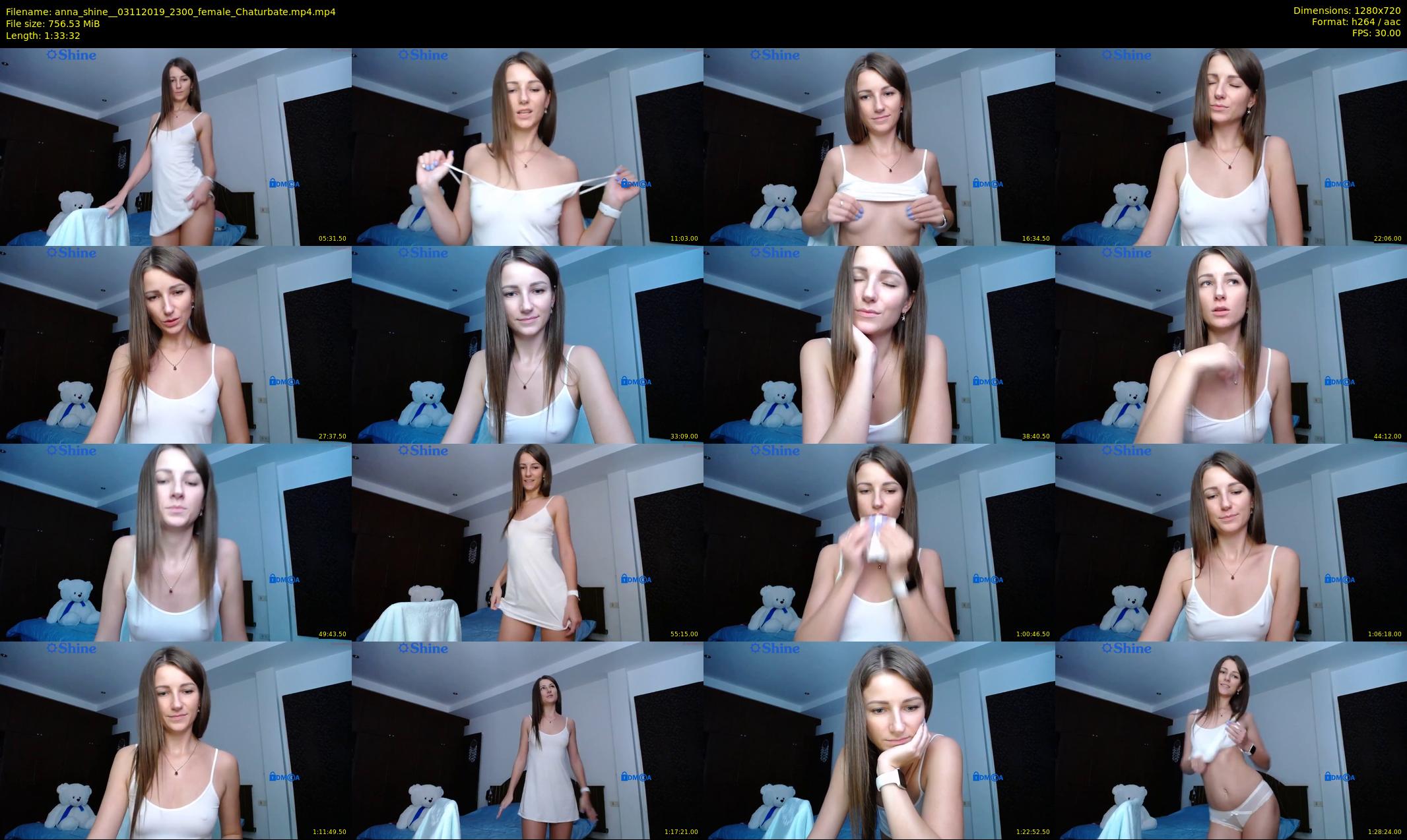 anna_shine_ — 94 minute Chaturbate female cam show recording, 720p, Nov 3, 2019