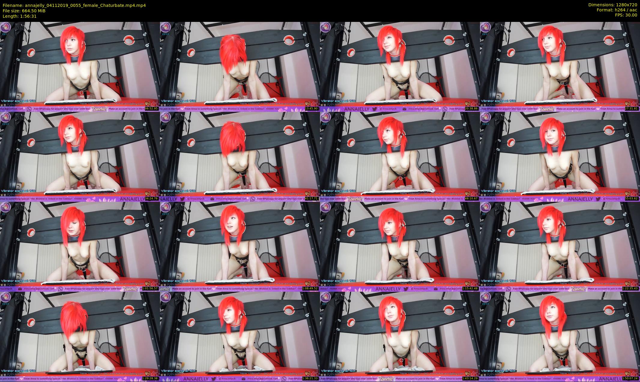 annajelly — 117 minute Chaturbate couple cam show recording, 720p, Nov 4, 2019