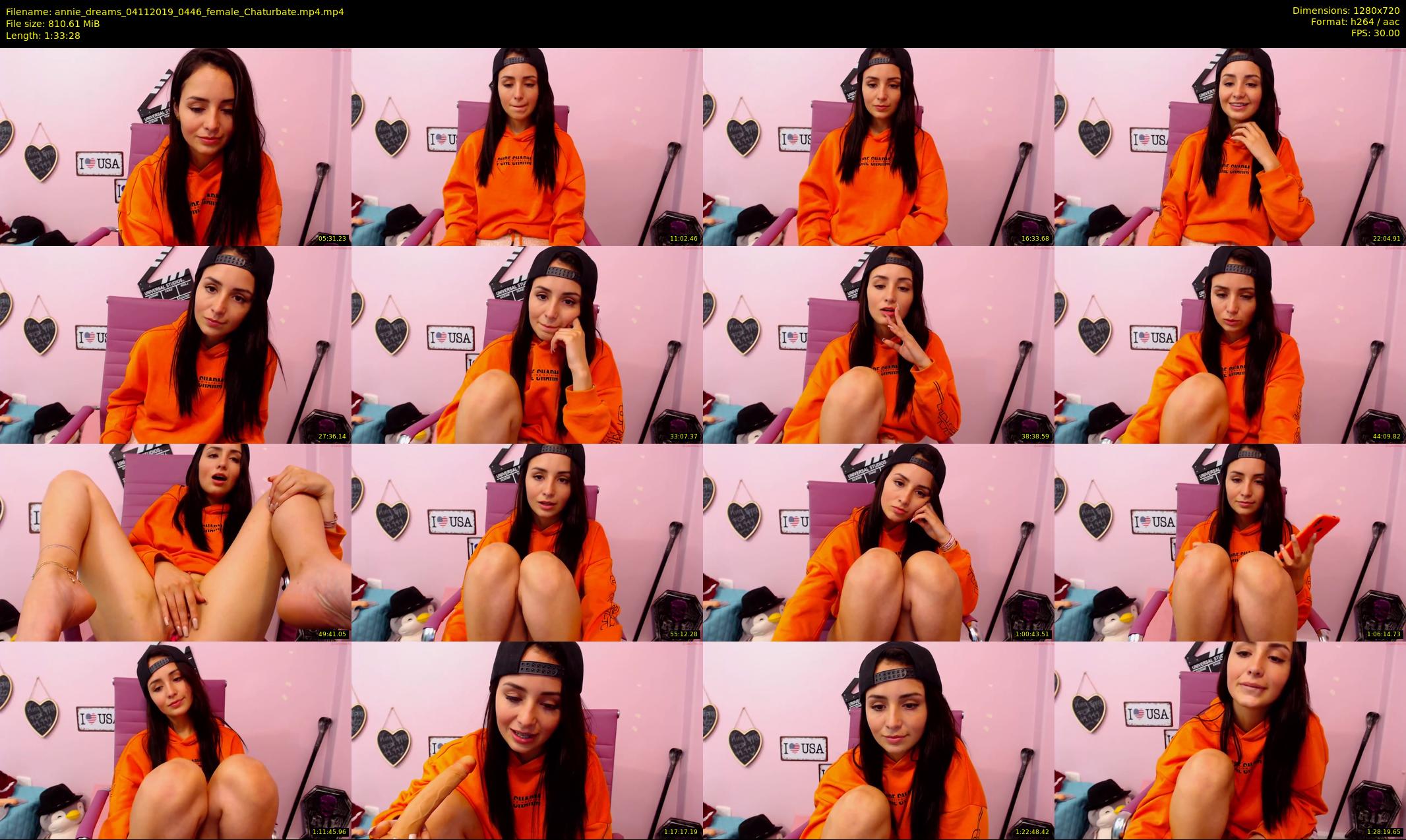 annie_dreams — 94 minute Chaturbate female cam show recording, 720p, Nov 4, 2019