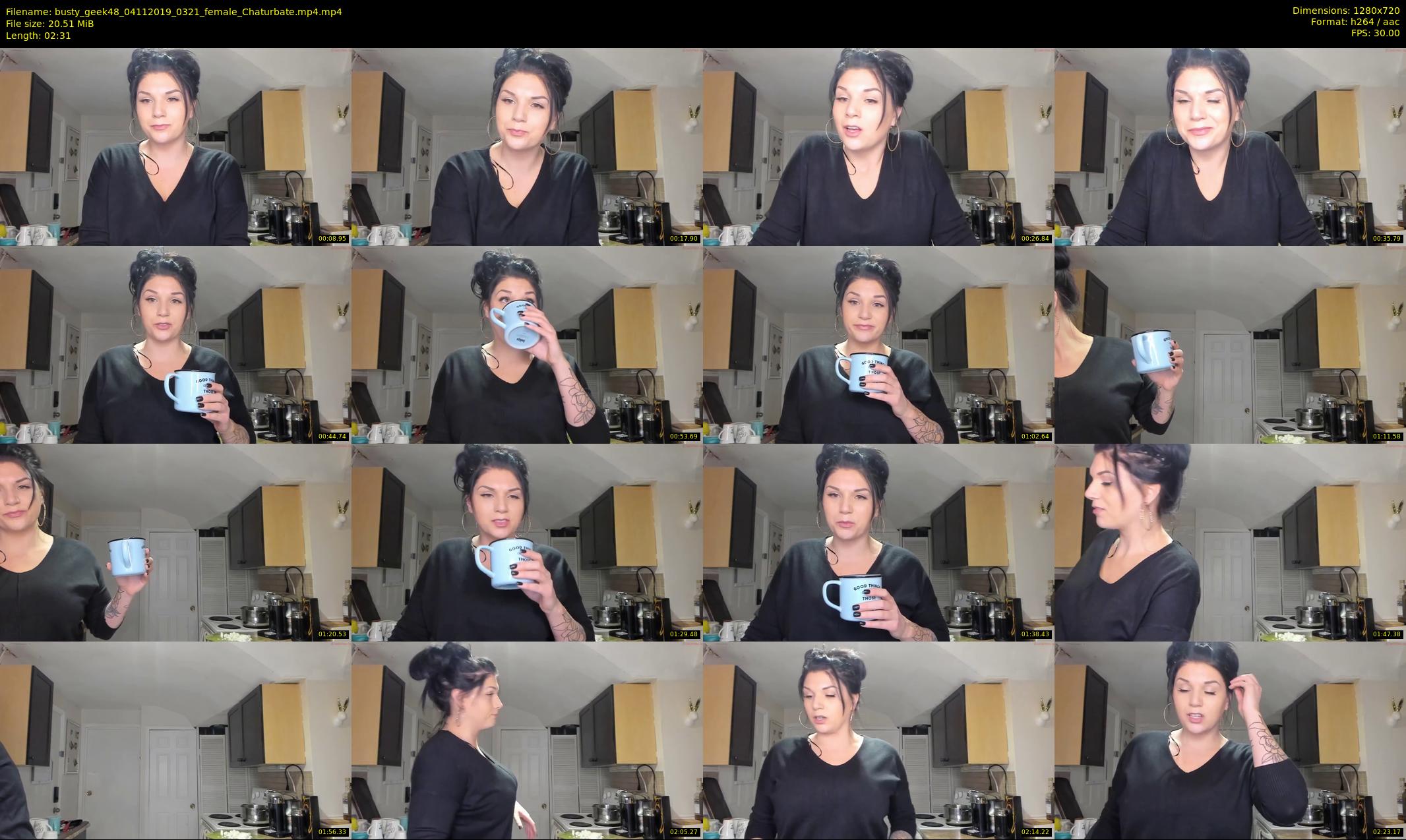 busty_geek48 — 3 minute Chaturbate female cam show recording, 720p, Nov 4, 2019