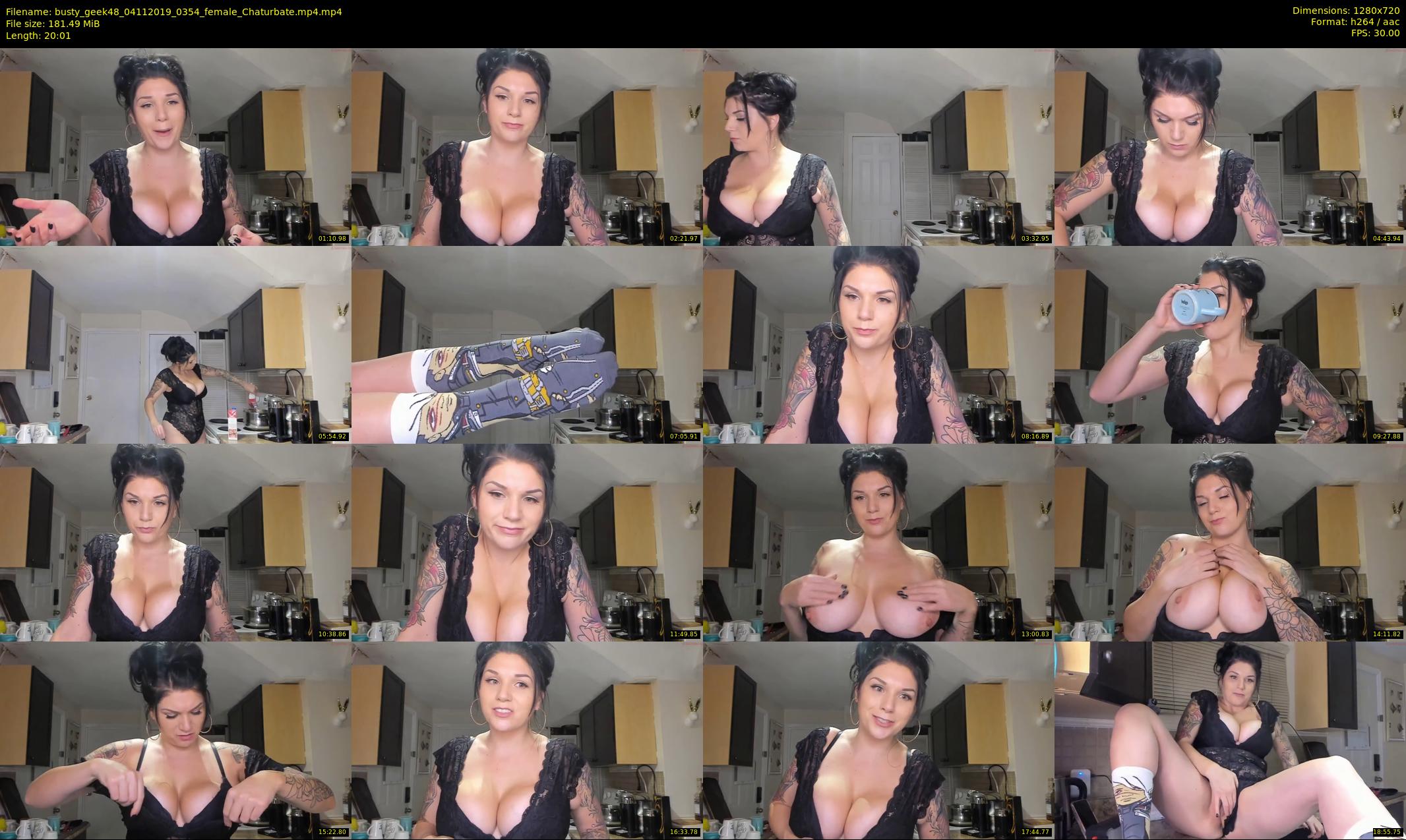 busty_geek48 — 21 minute Chaturbate female cam show recording, 720p, Nov 4, 2019