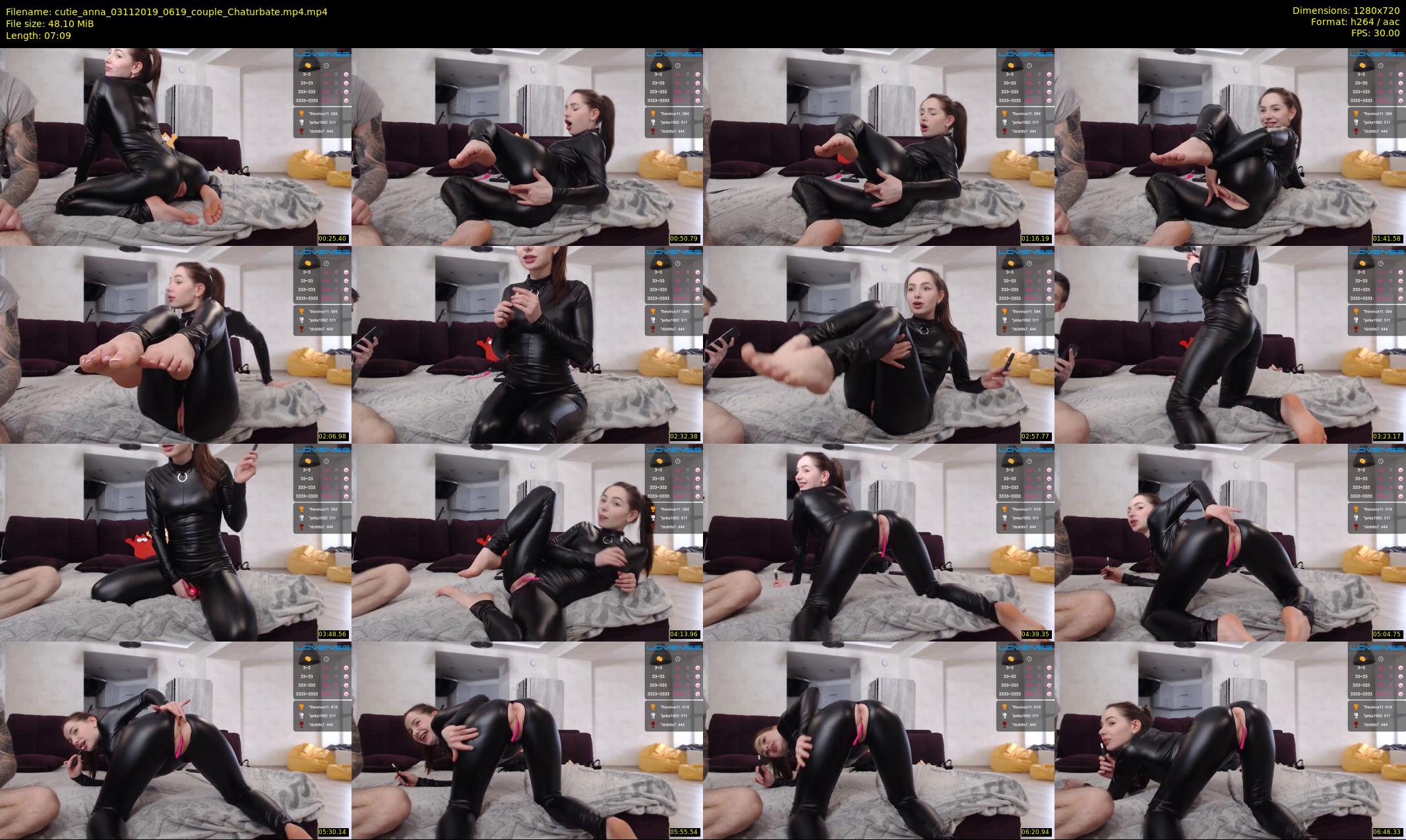 cutie_anna — 8 minute Chaturbate couple cam show recording, 720p, Nov 3, 2019