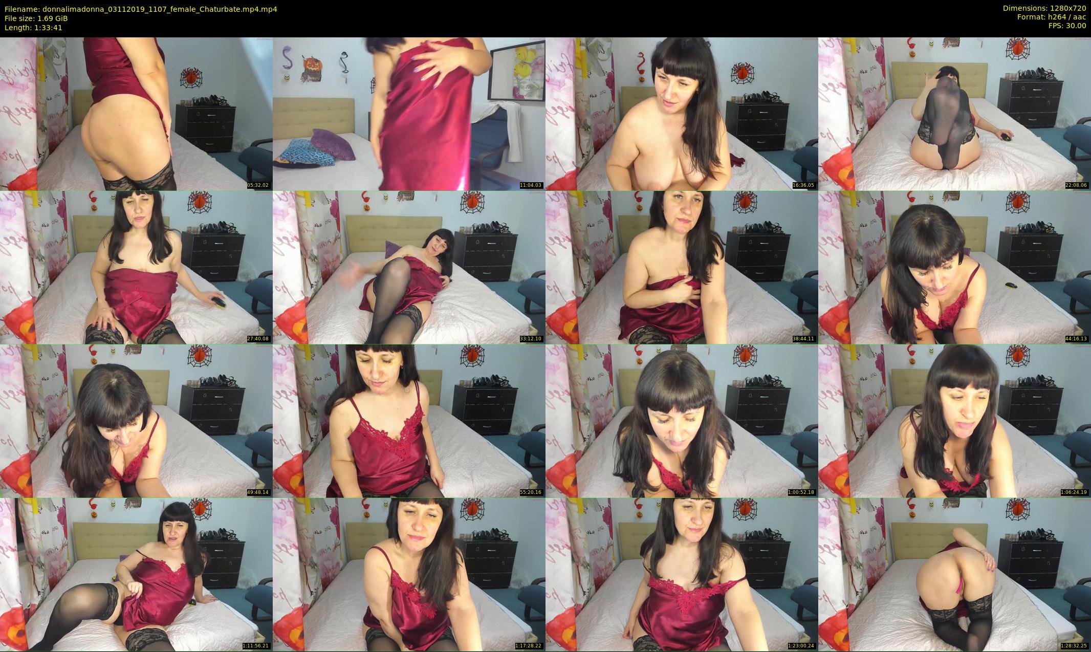 donnalimadonna — 94 minute Chaturbate female cam show recording, 720p, Nov 3, 2019