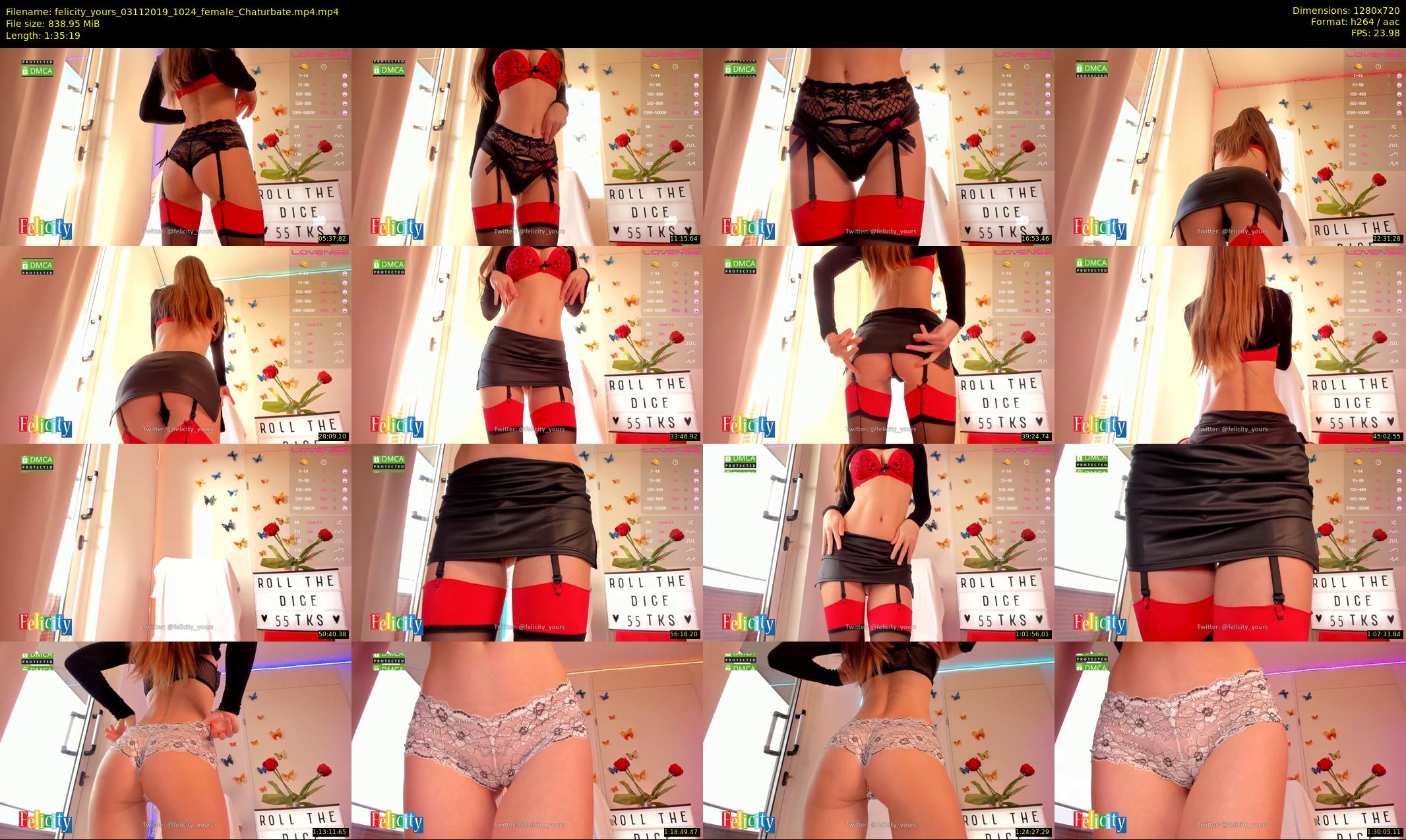 felicity_yours — 96 minute Chaturbate female cam show recording, 720p, Nov 3, 2019