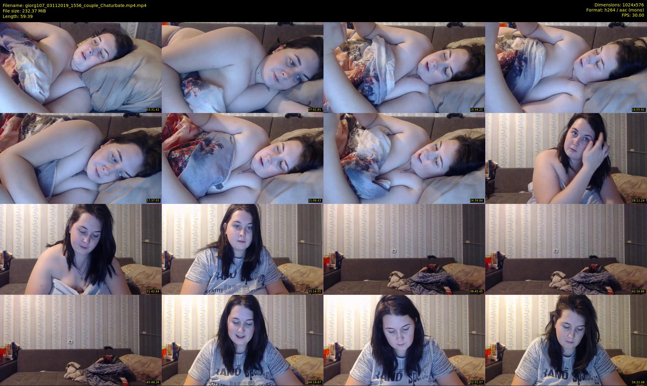 giorg107 — 60 minute Chaturbate couple cam show recording, 480p, Nov 3, 2019