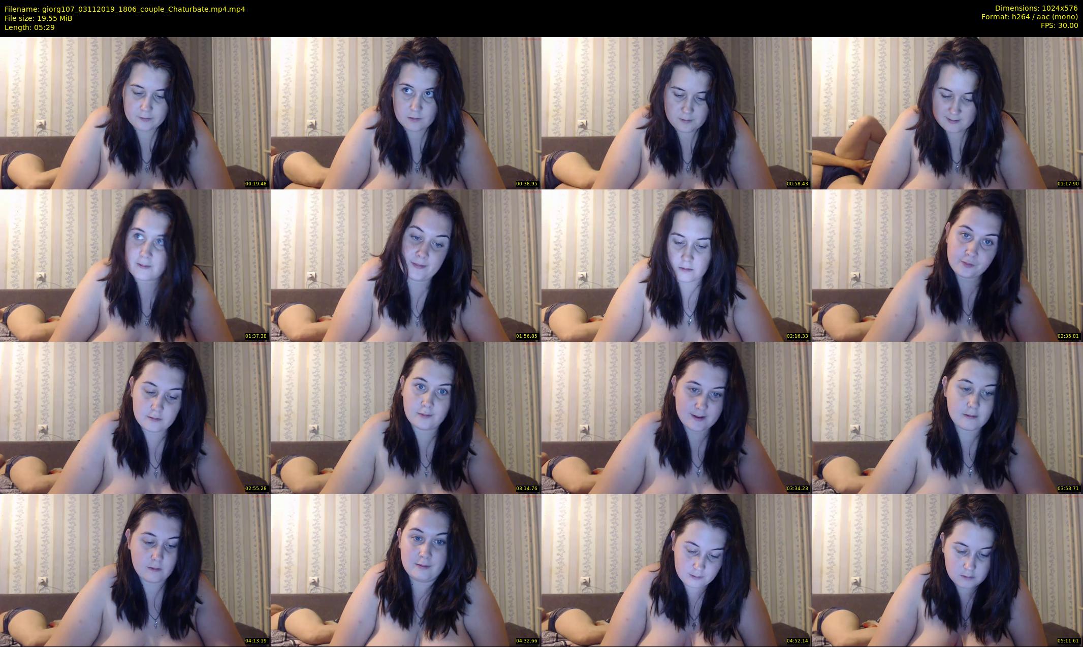 giorg107 — 6 minute Chaturbate couple cam show recording, 480p, Nov 3, 2019