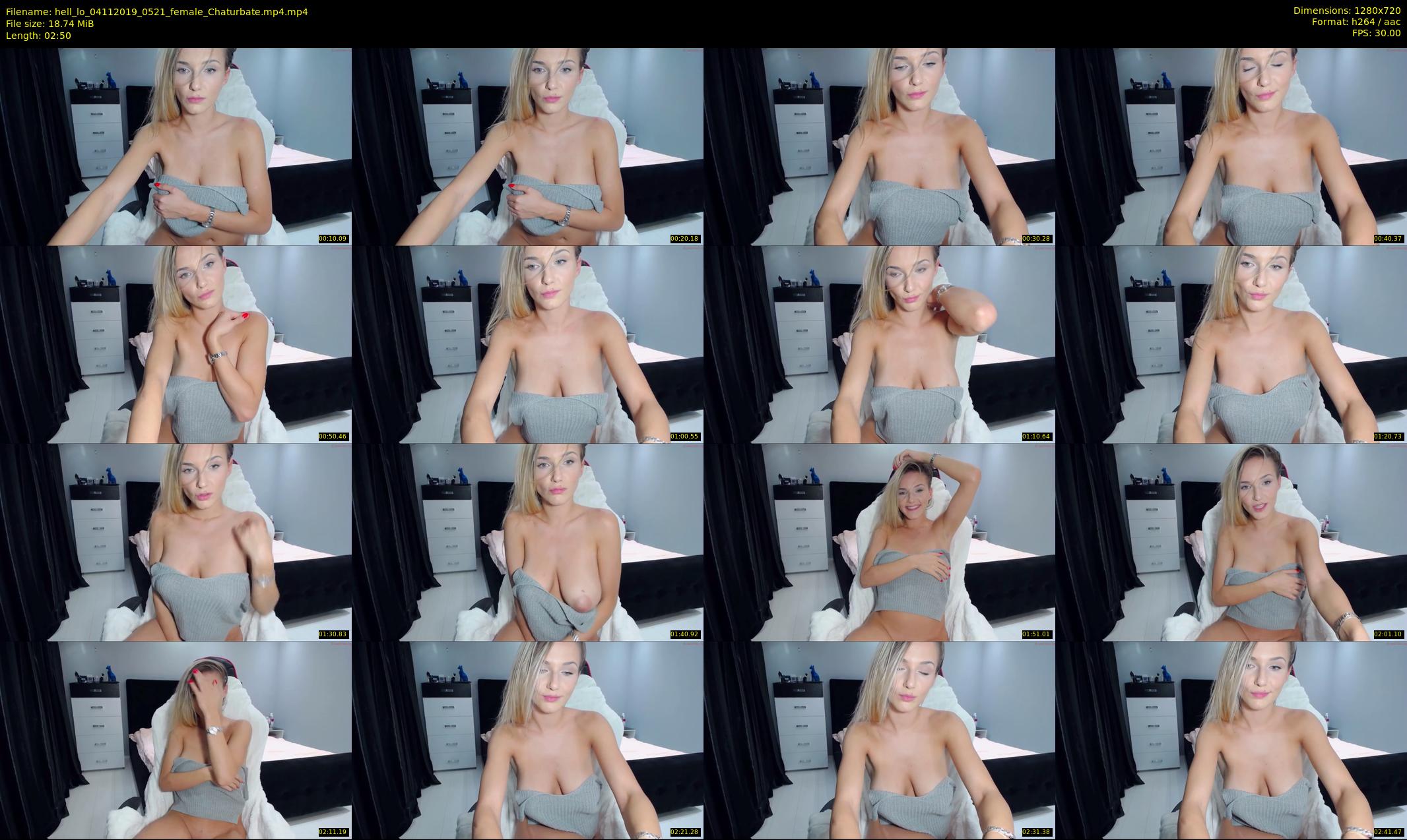 hell_lo — 3 minute Chaturbate female cam show recording, 720p, Nov 4, 2019