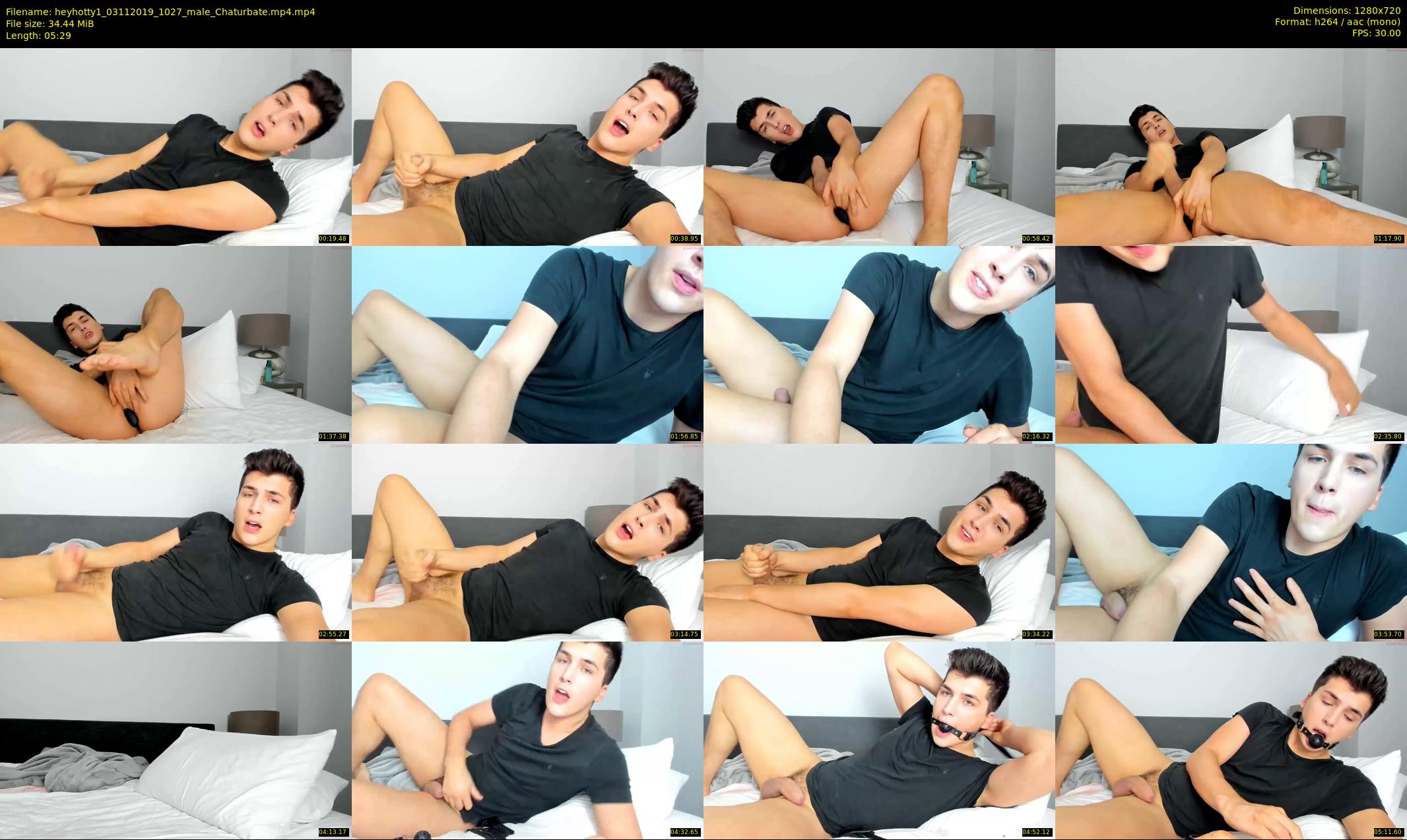 heyhotty1 — 6 minute Chaturbate male cam show recording, 720p, Nov 3, 2019