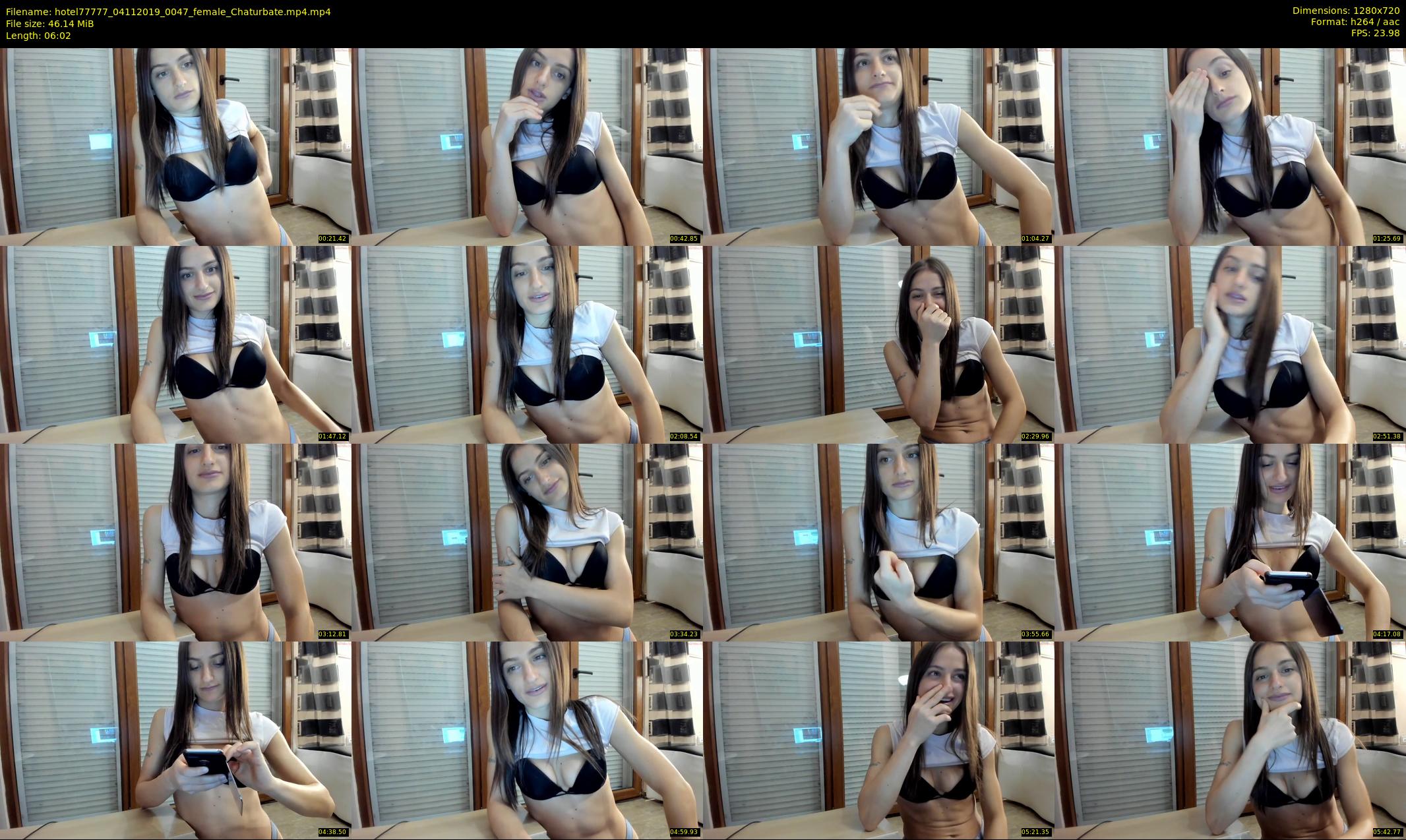 hotel77777 — 7 minute Chaturbate female cam show recording, 720p, Nov 4, 2019