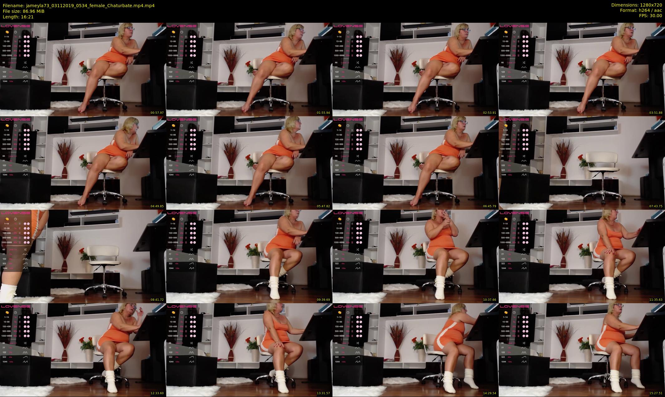 jameyla73 — 17 minute Chaturbate female cam show recording, 720p, Nov 3, 2019