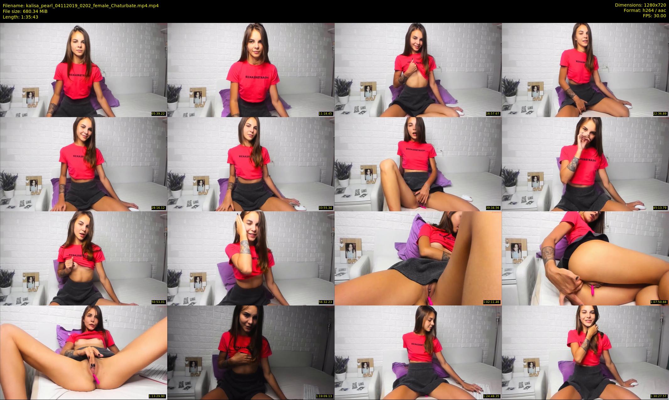 kalisa_pearl — 96 minute Chaturbate female cam show recording, 720p, Nov 4, 2019
