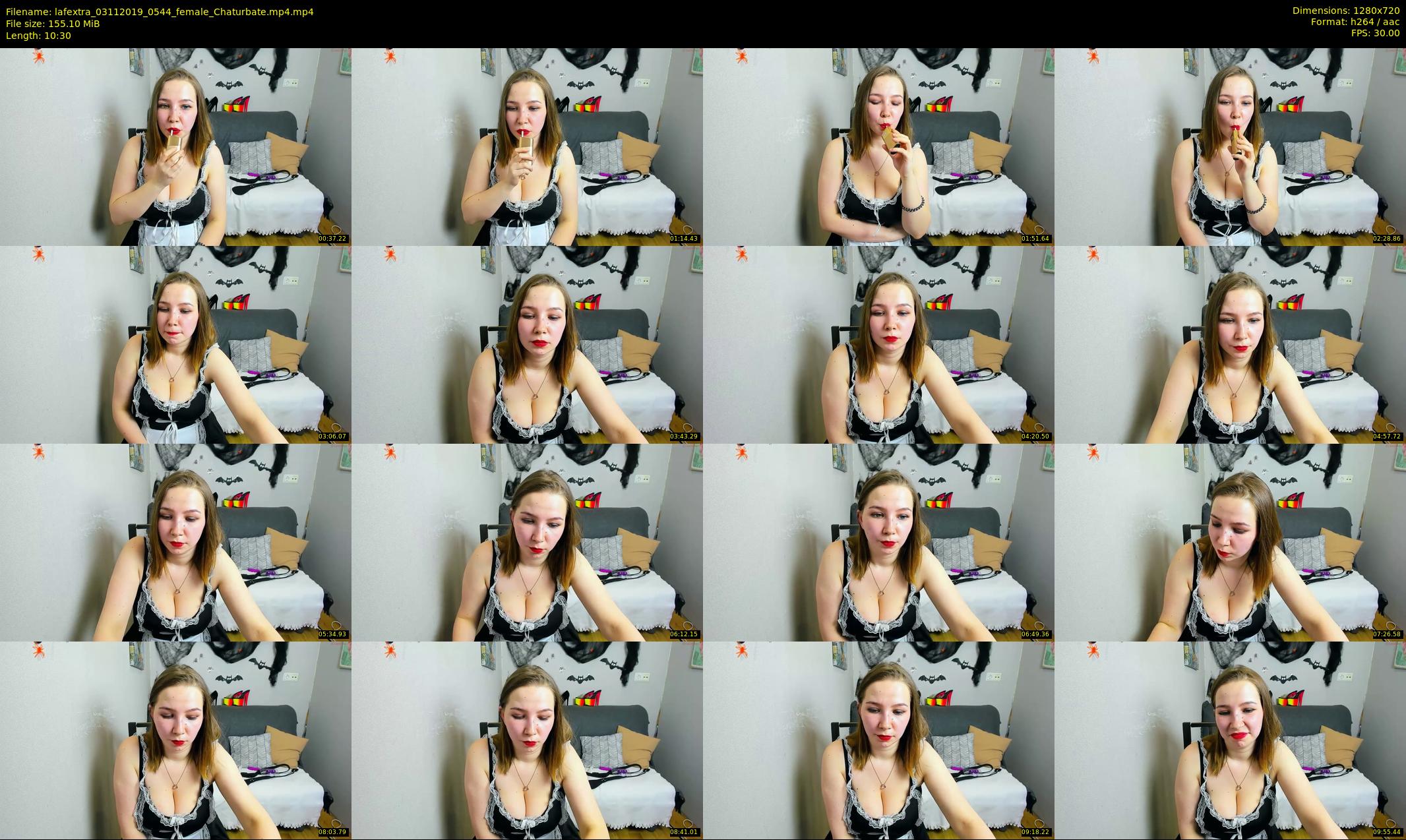 lafextra — 11 minute Chaturbate female cam show recording, 720p, Nov 3, 2019