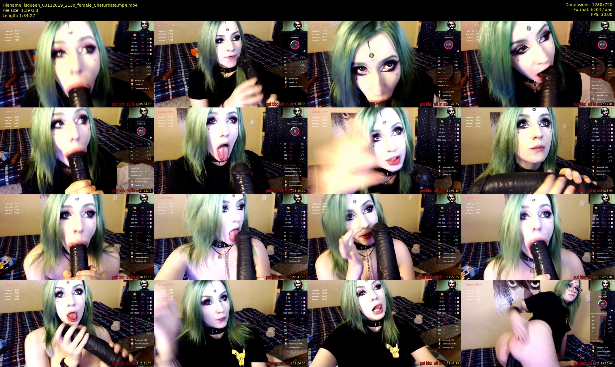 lsqueen — 95 minute Chaturbate female cam show recording, 720p, Nov 3, 2019