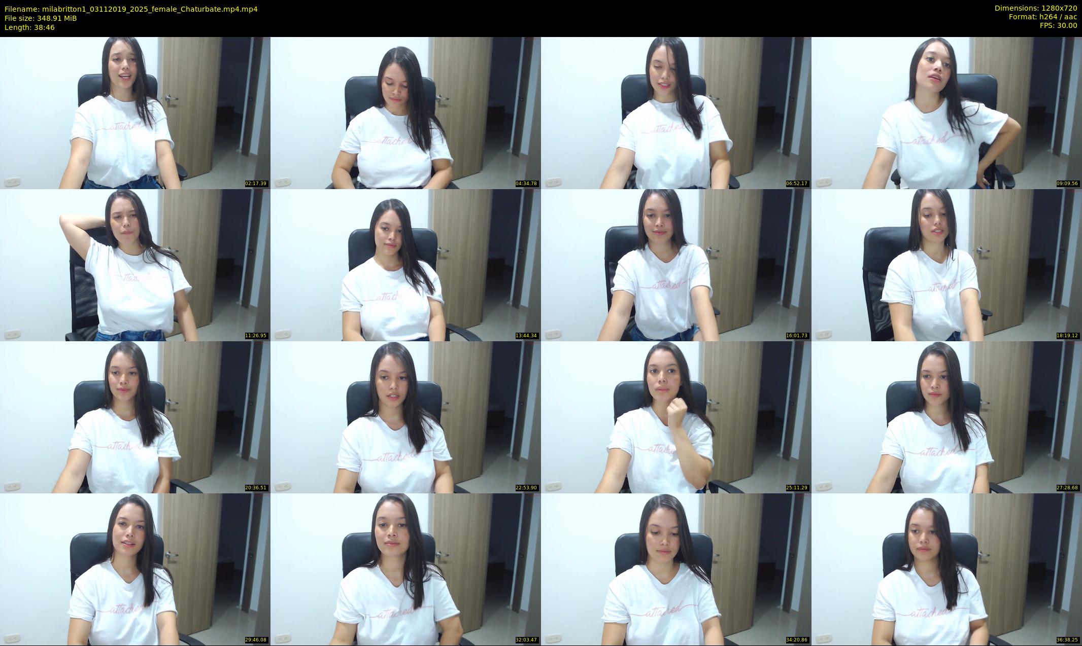 milabritton1 — 39 minute Chaturbate female cam show recording, 720p, Nov 3, 2019