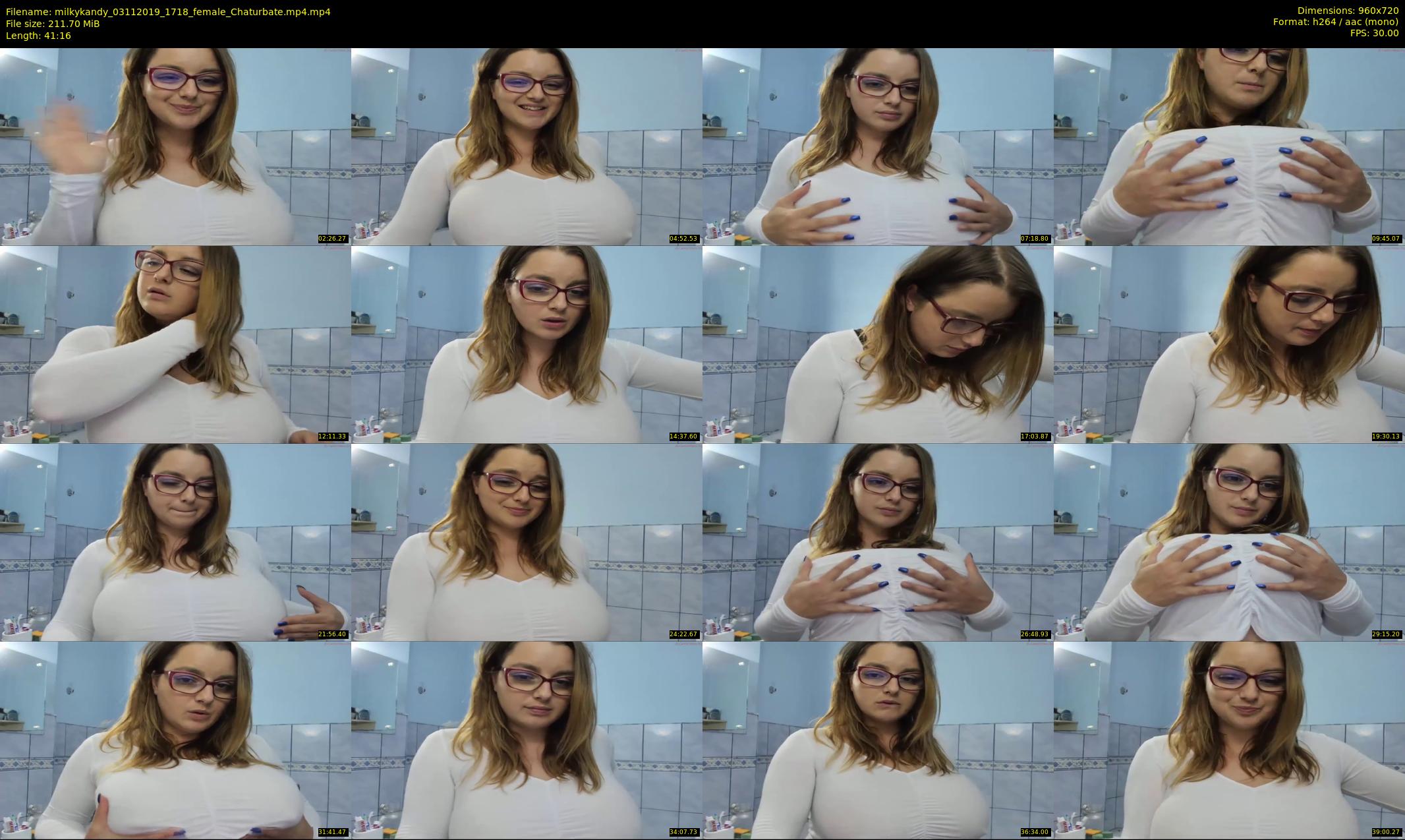 milkykandy — 42 minute Chaturbate female cam show recording, 720p, Nov 3, 2019