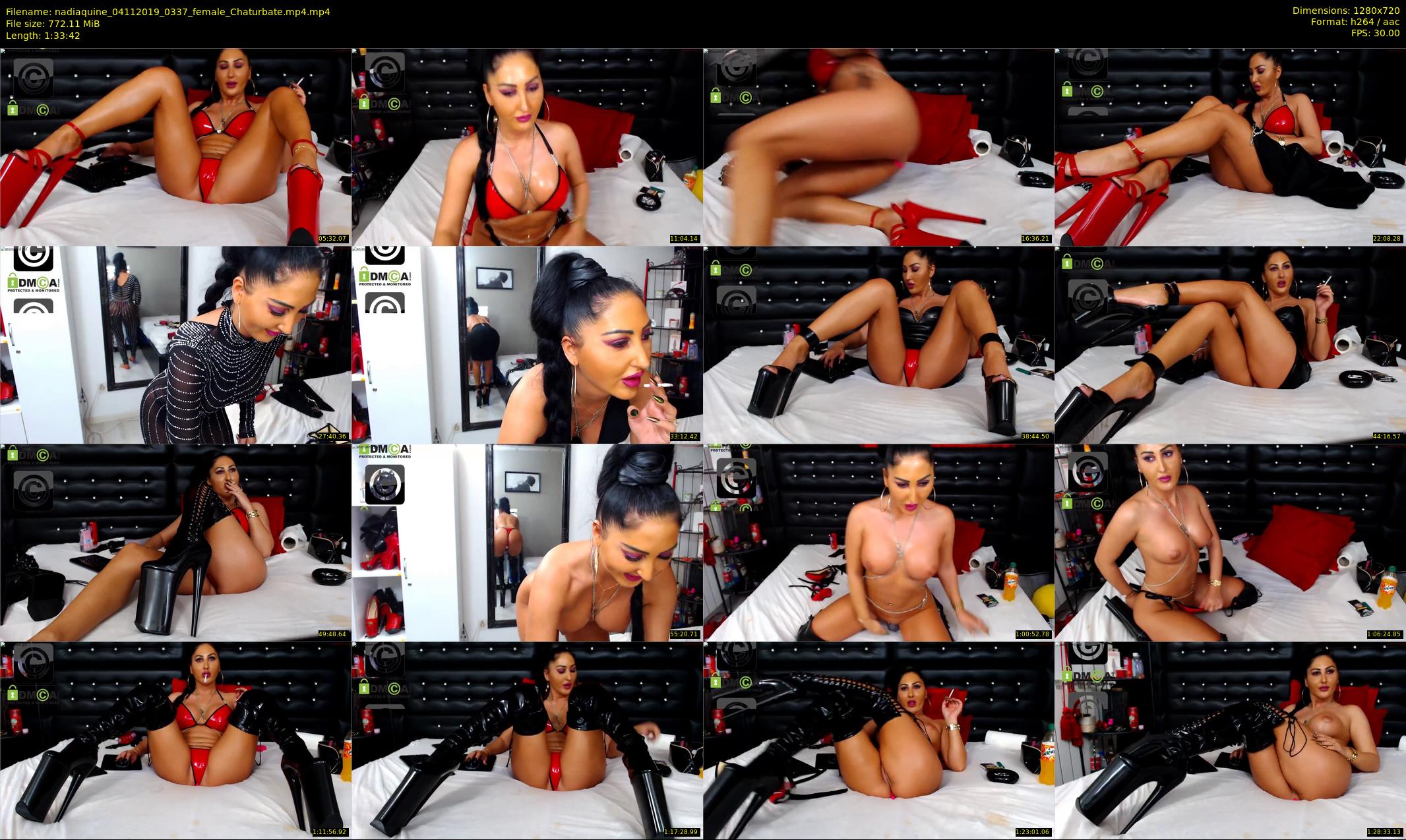 nadiaquine — 94 minute Chaturbate female cam show recording, 720p, Nov 4, 2019