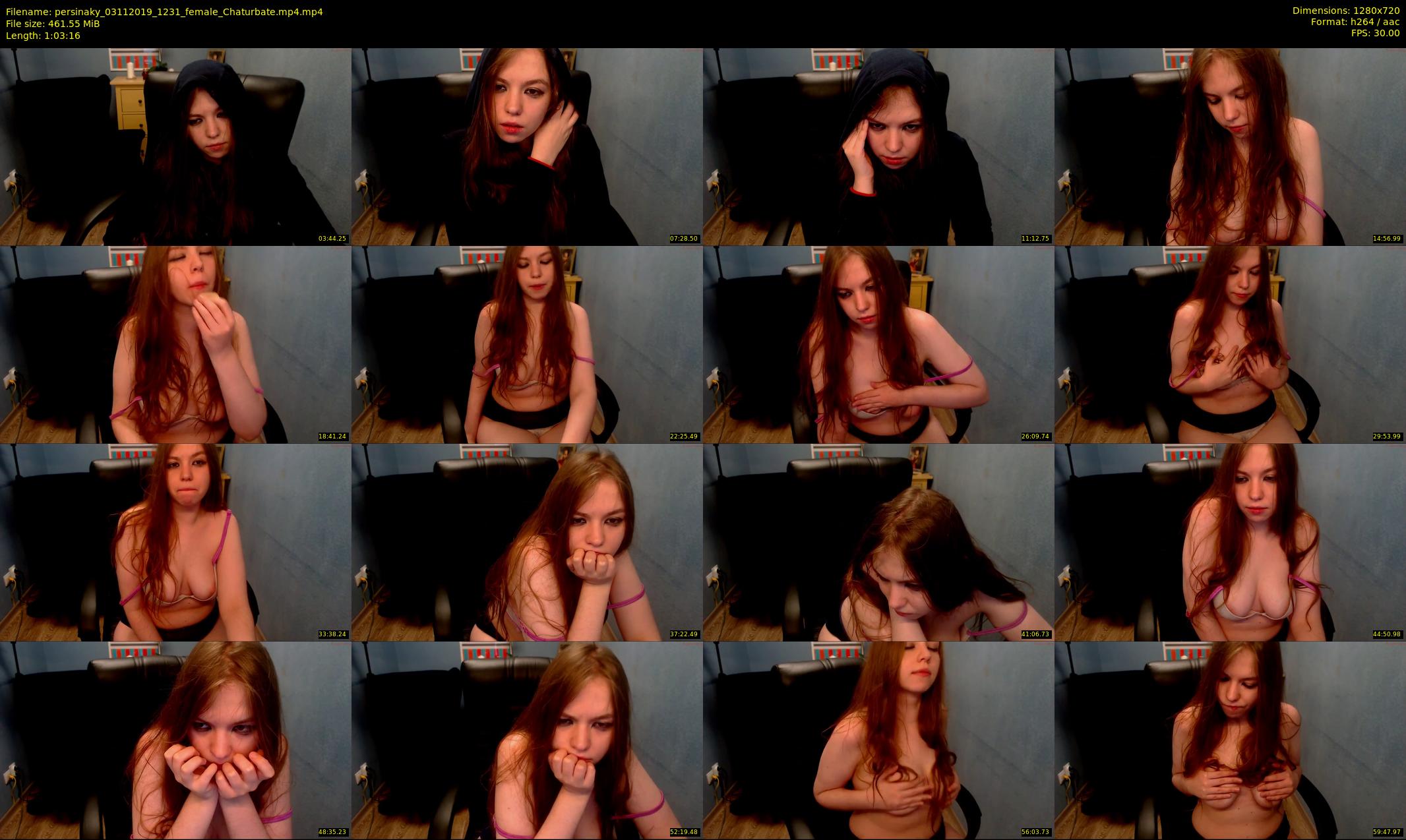 persinaky — 64 minute Chaturbate female cam show recording, 720p, Nov 3, 2019