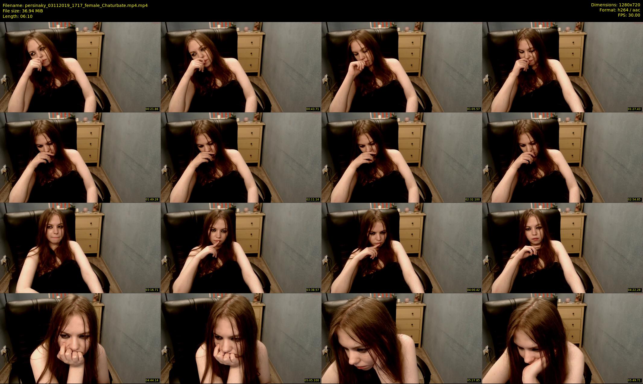 persinaky — 7 minute Chaturbate female cam show recording, 720p, Nov 3, 2019