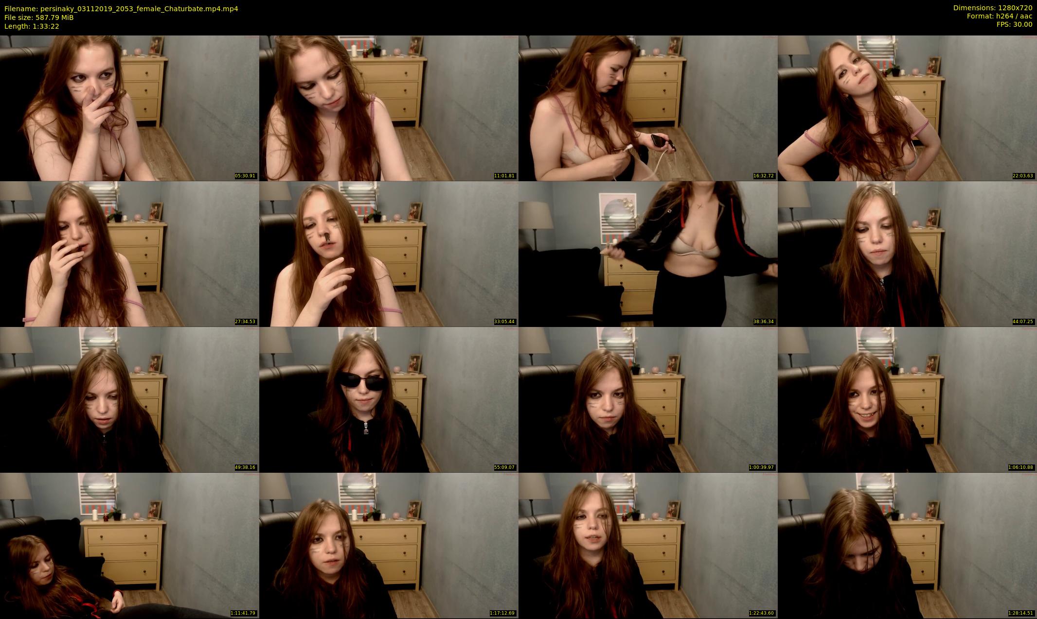 persinaky — 94 minute Chaturbate female cam show recording, 720p, Nov 3, 2019